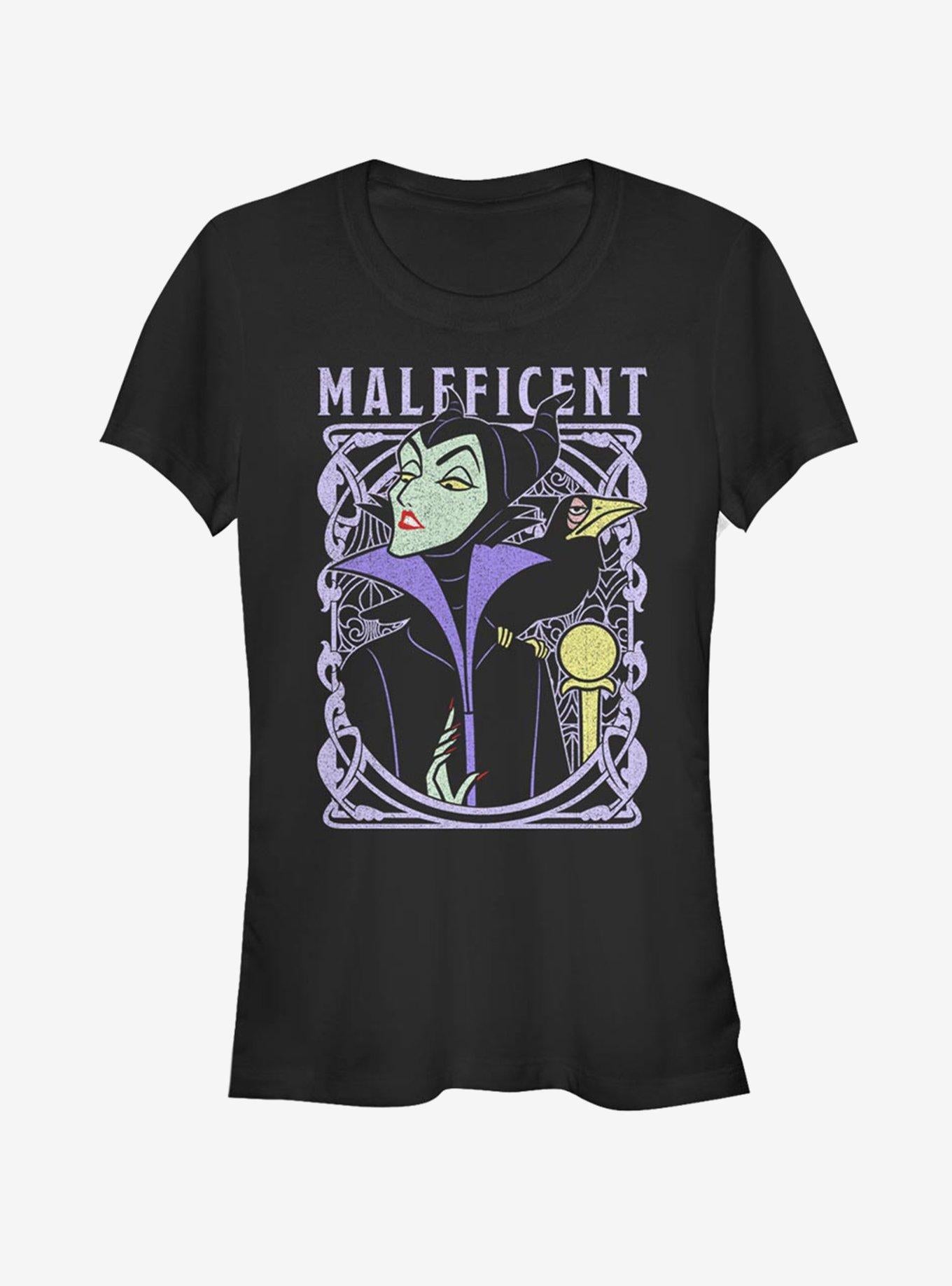 Disney Sleeping Beauty Maleficent Color Girls T-Shirt | Trending Graphic Tee For Fans