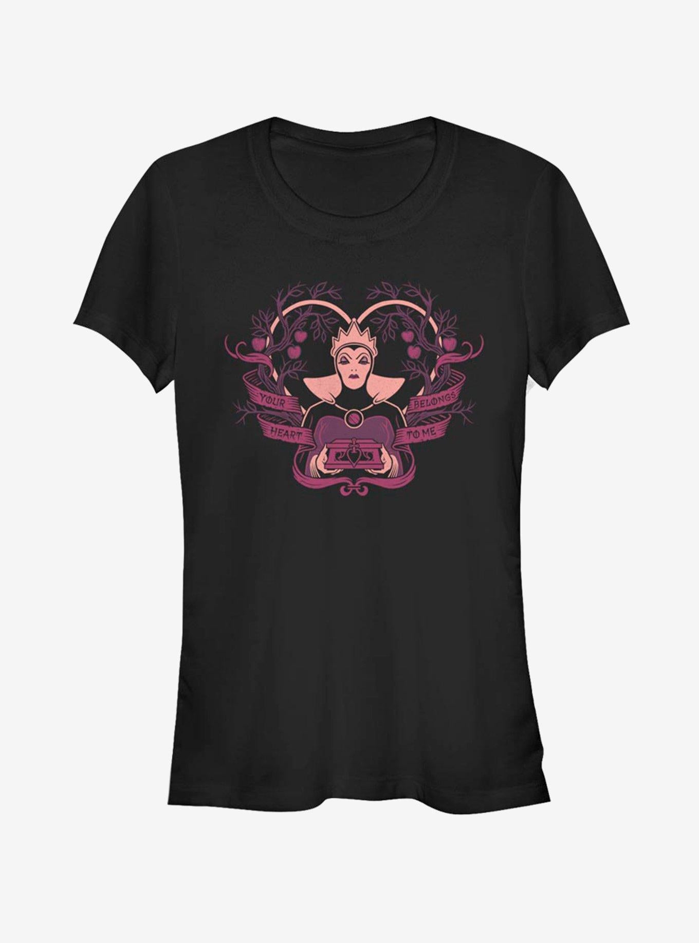 Disney Snow White Your Heart Belongs To Me Girls T-Shirt | Trending Graphic Tee For Fans
