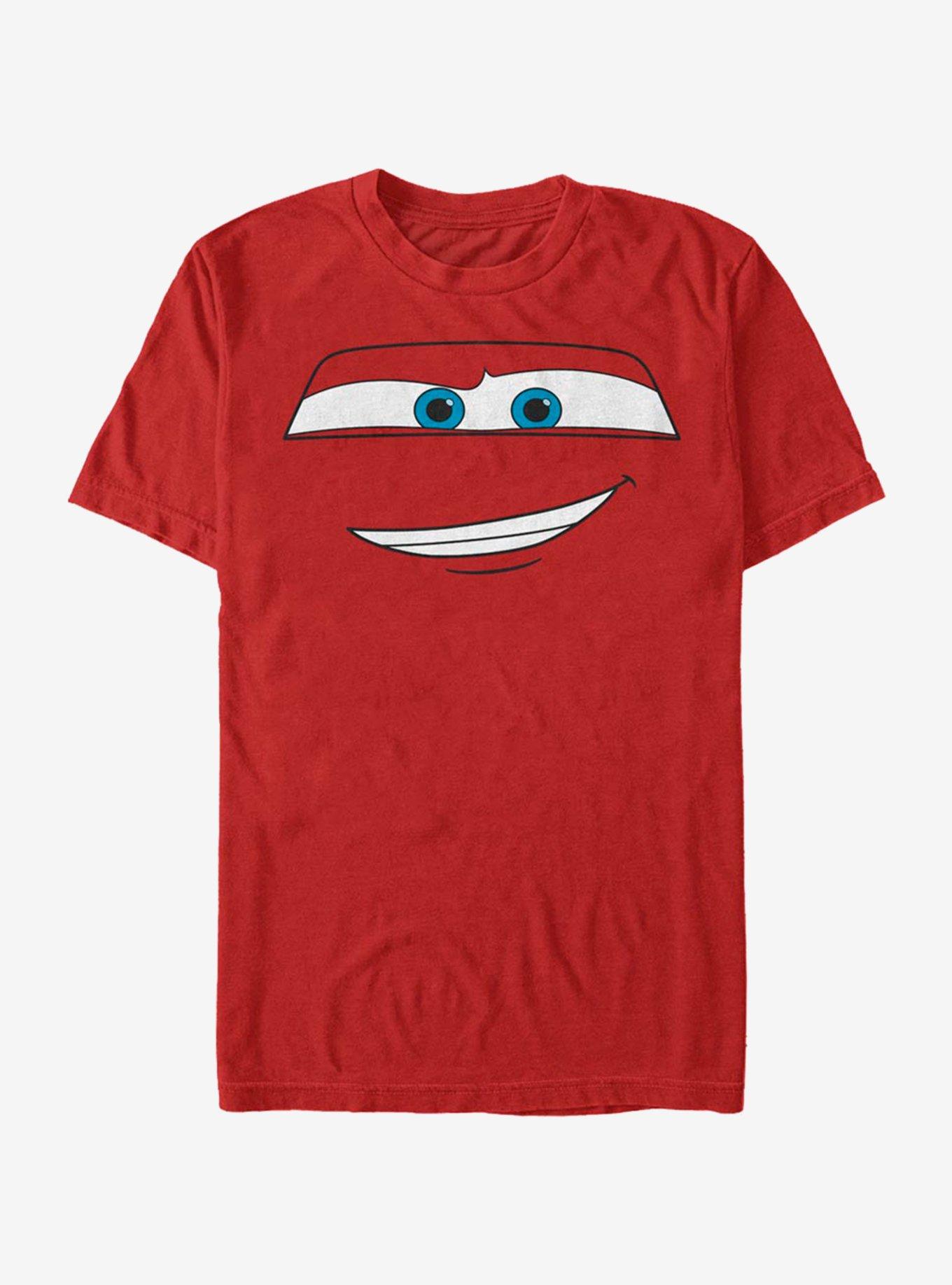 Disney Pixar Cars McQueen Big Face T-Shirt | Trending Graphic Tee For Fans