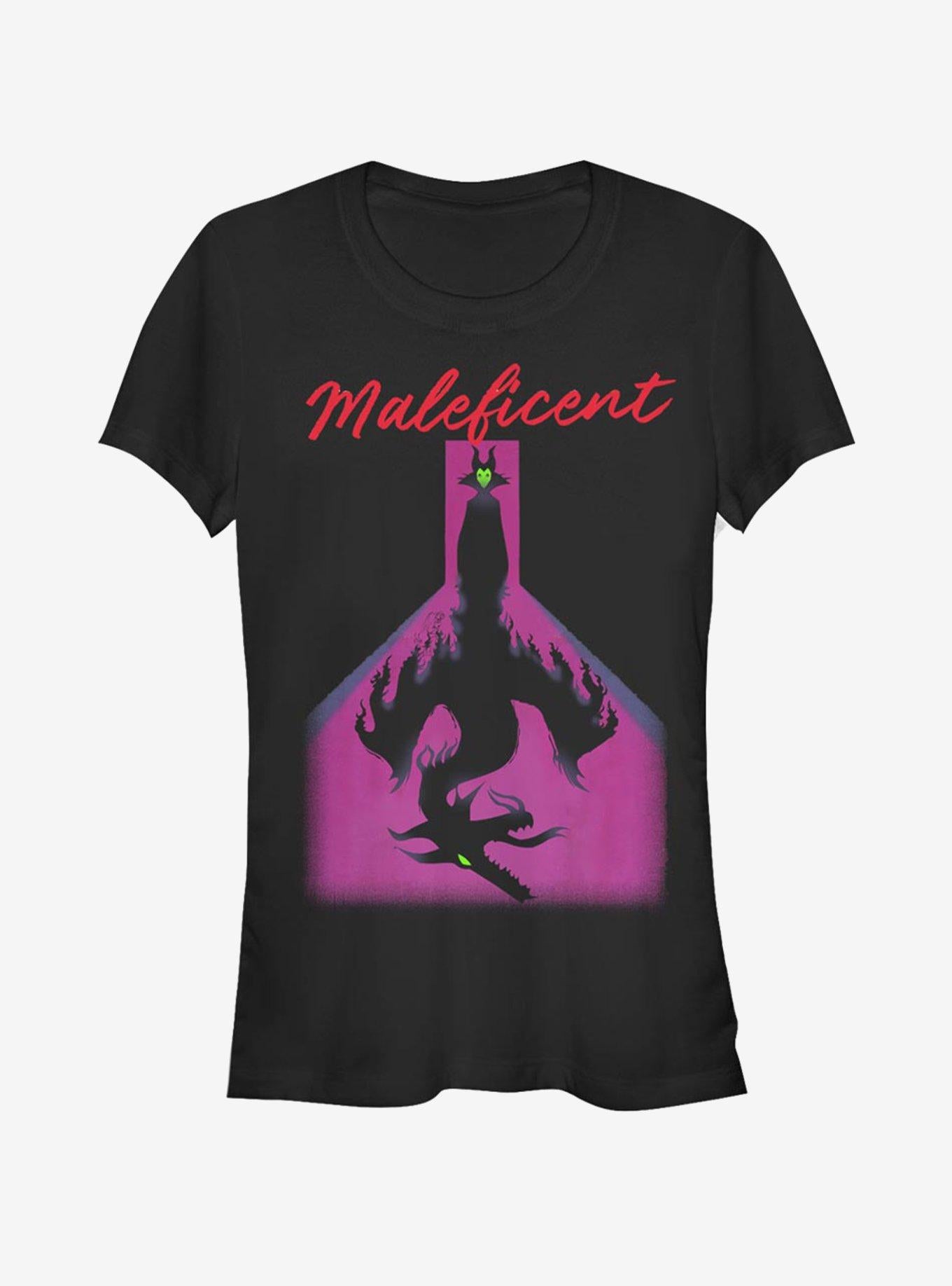 Disney Sleeping Beauty Maleficent Dark Dichotomy Girls T-Shirt | Trending Graphic Tee For Fans