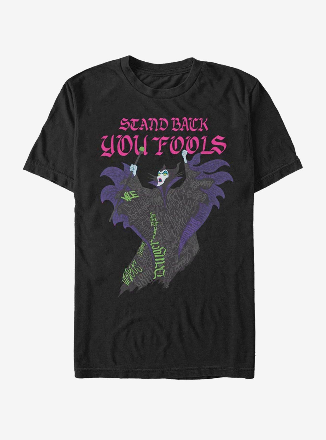 Disney Sleeping Beauty Maleficent Word Fill T-Shirt | Trending Graphic Tee For Fans