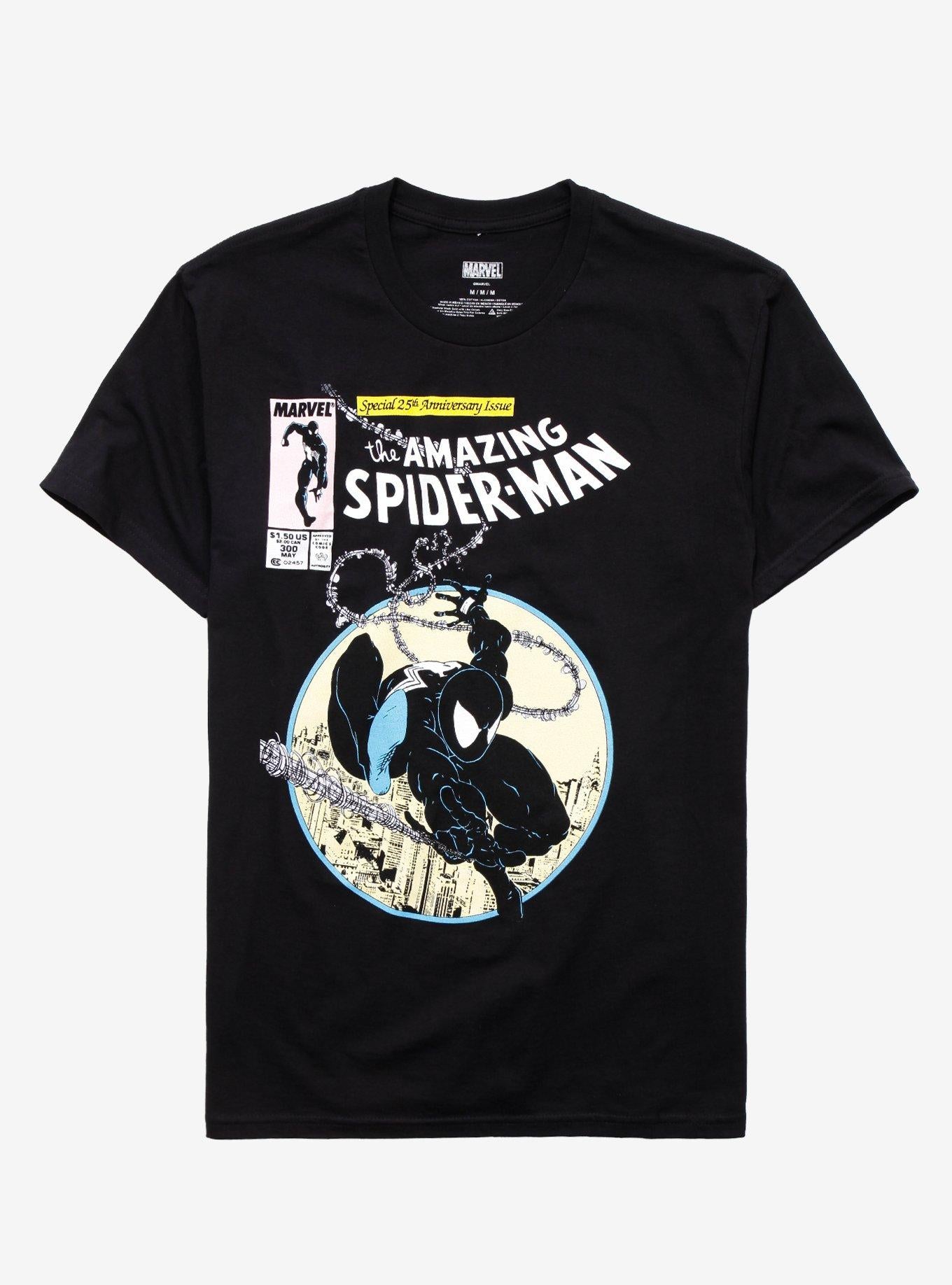 Marvel The Amazing Spider-Man Comic Book Cover T-Shirt | Trending Graphic Tee For Fans