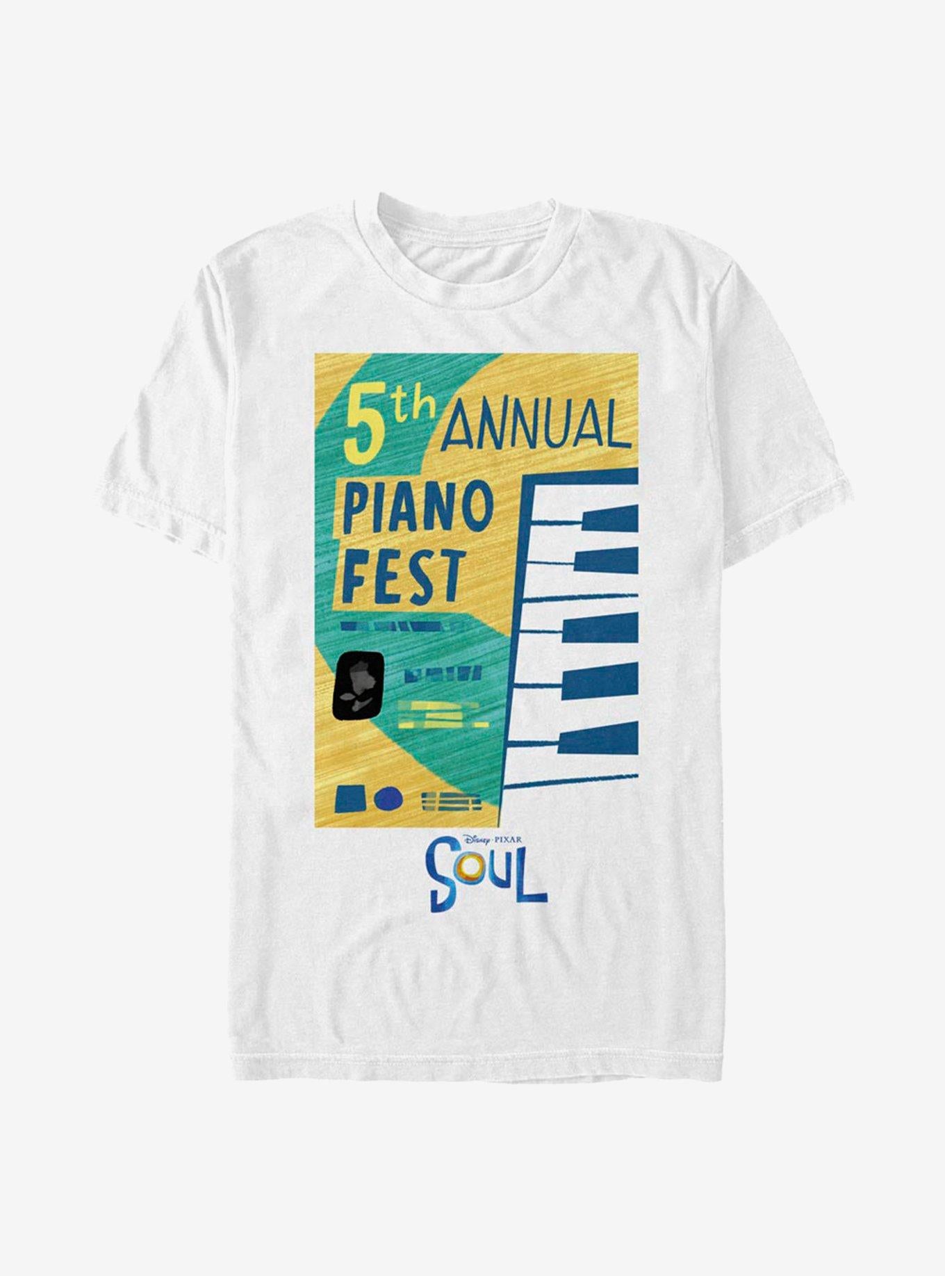 Disney Pixar Soul Piano Fest T-Shirt | Trending Graphic Tee For Fans