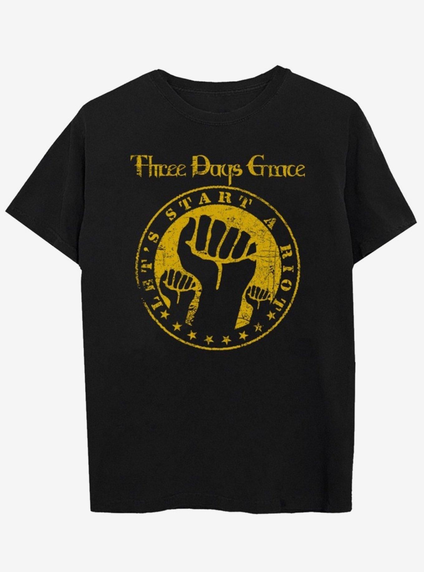Three Days Grace Riot T-Shirt | Trending Graphic Tee For Fans