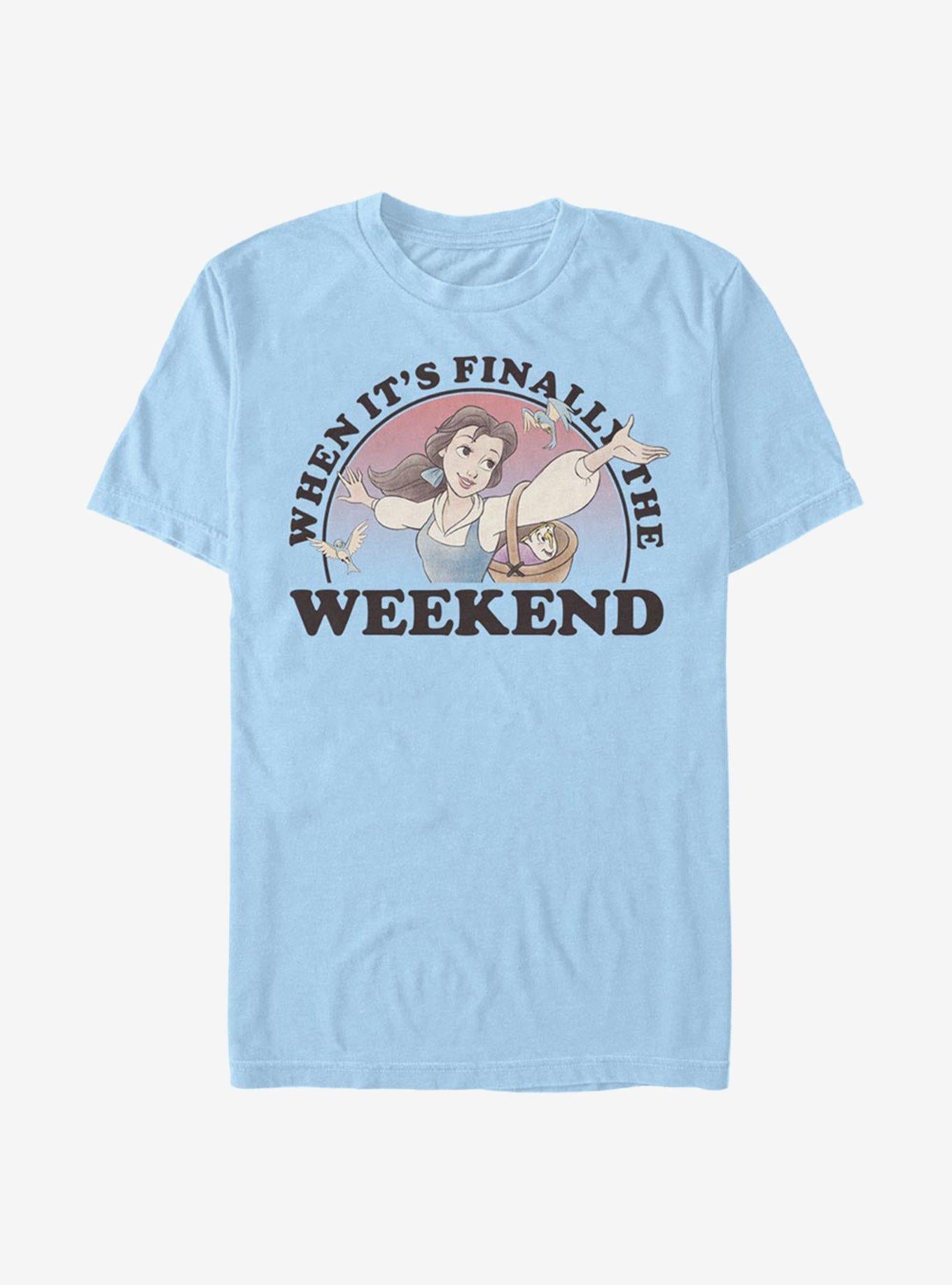 Disney Beauty And The Beast Weekend Belle T-Shirt | Trending Graphic Tee For Fans