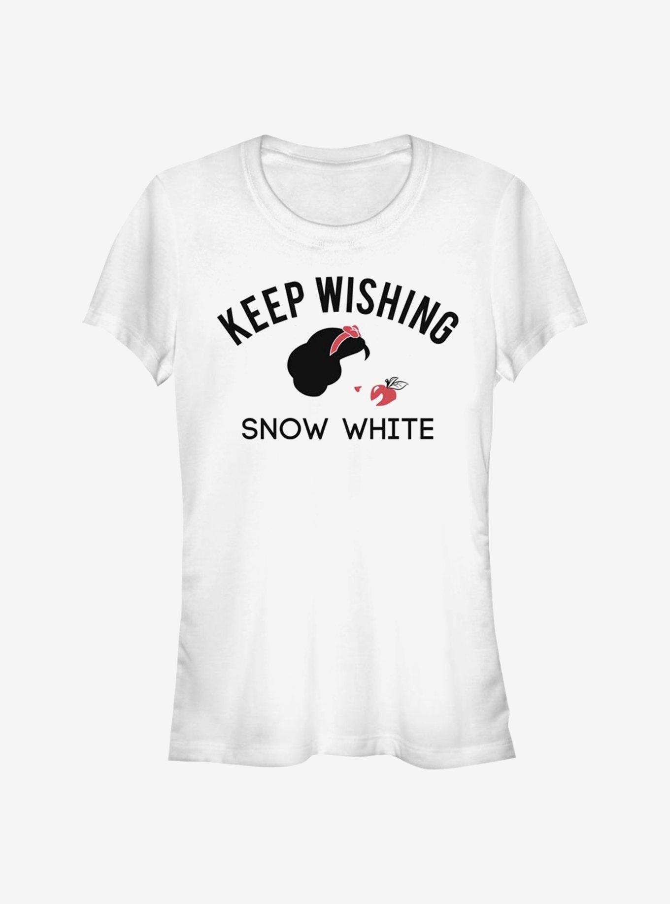 Disney Snow White And The Seven Dwarfs Keep Wishing Girls T-Shirt | Trending Graphic Tee For Fans