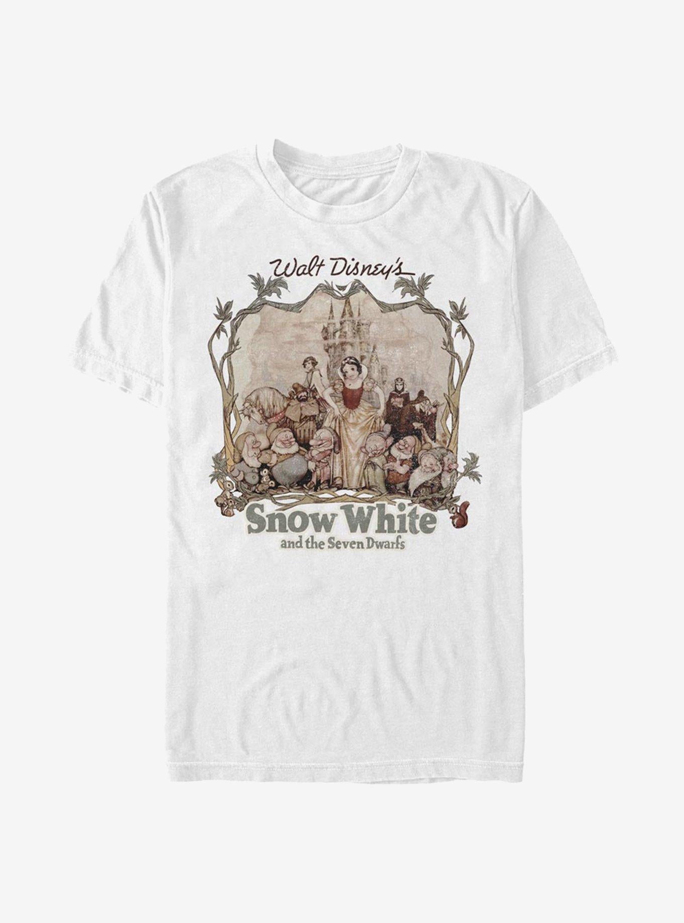 Disney Snow White And The Seven Dwarfs Snow White And Friends T-Shirt | Trending Graphic Tee For Fans