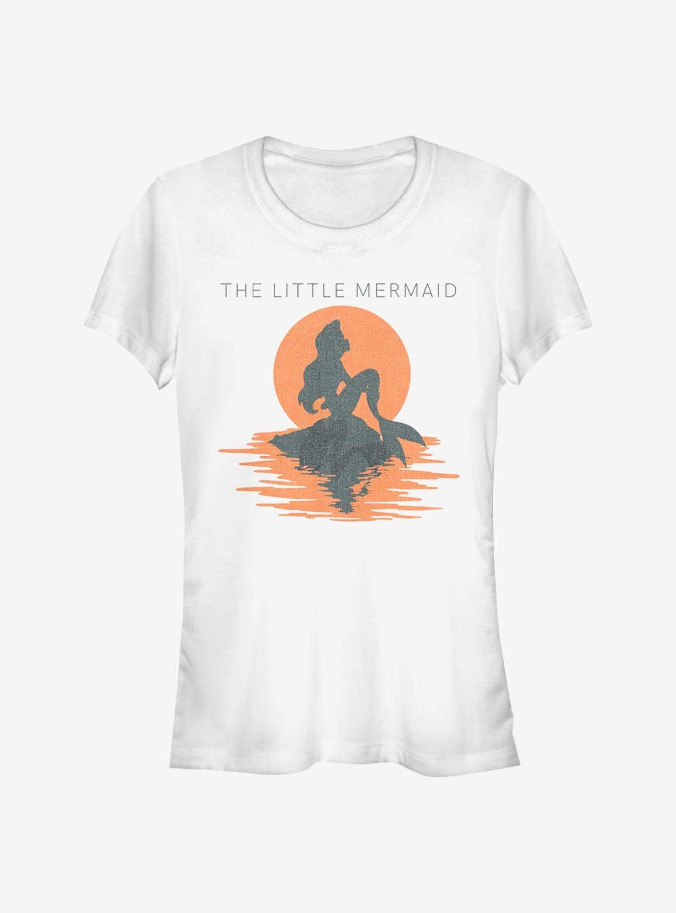 Disney The Little Mermaid Shadow Mermaid Girls T-Shirt | Trending Graphic Tee For Fans