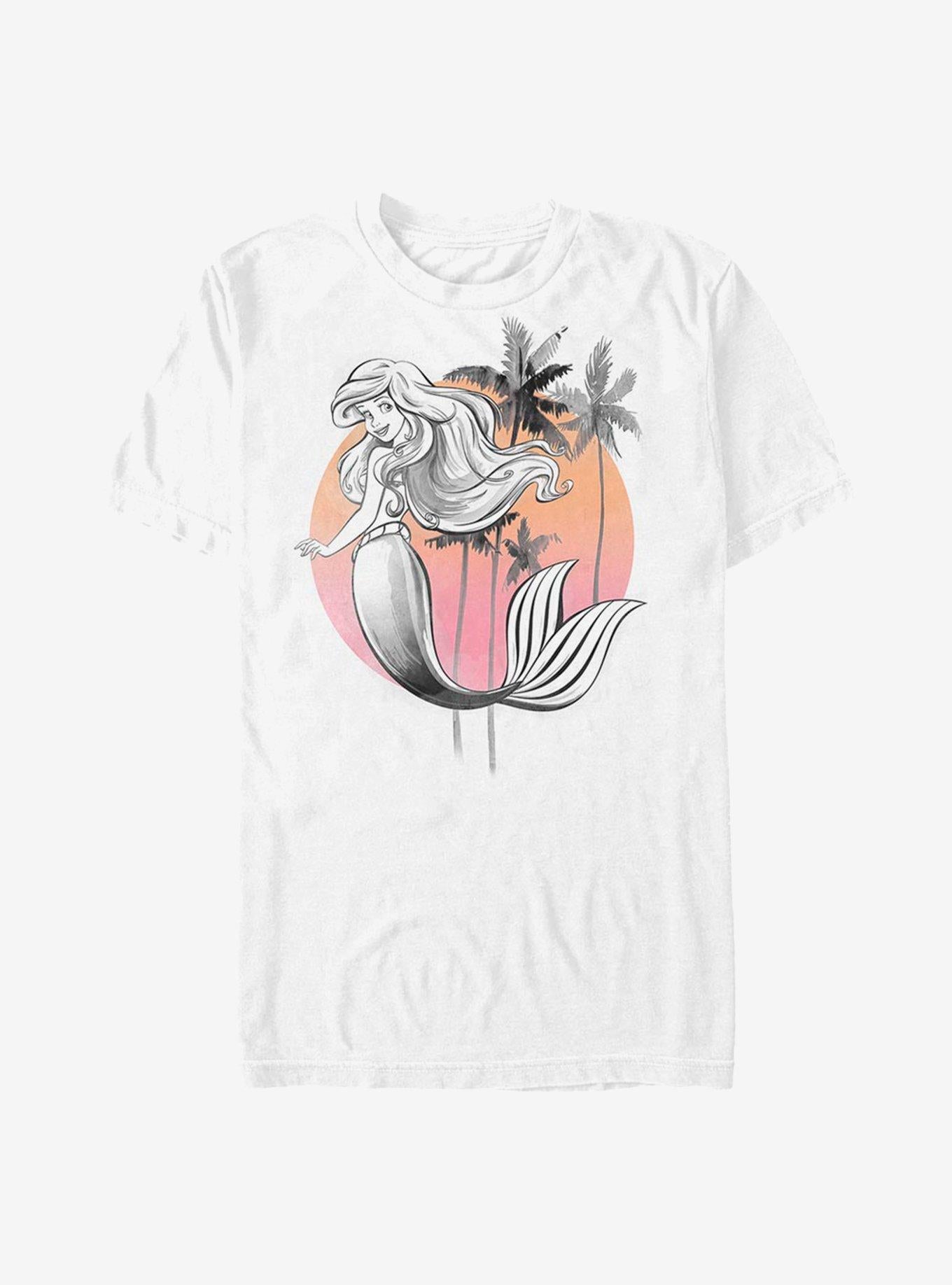 Disney The Little Mermaid Sunset T-Shirt | Trending Graphic Tee For Fans