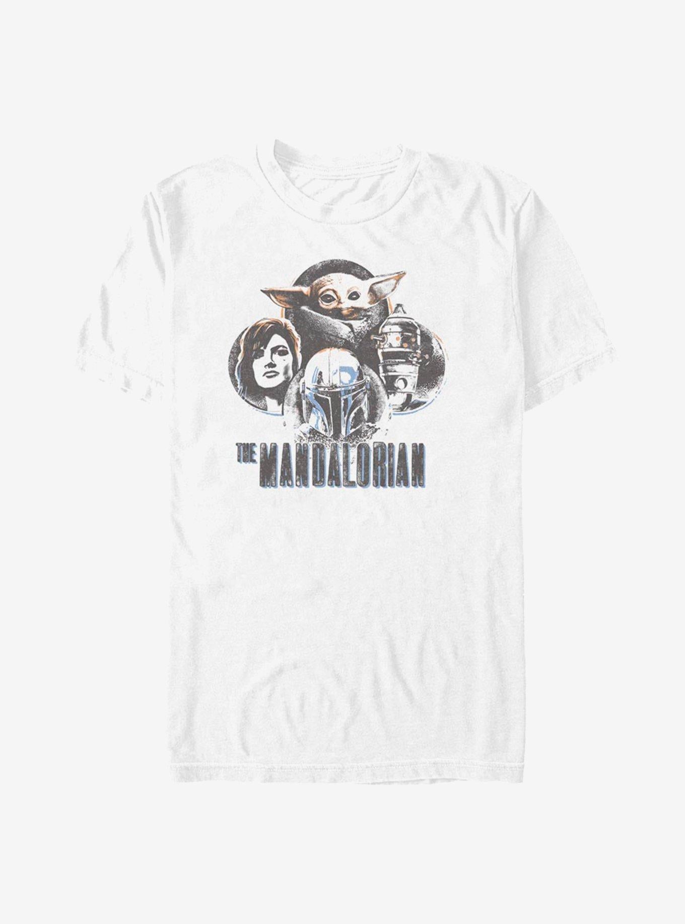 Star Wars The Mandalorian Mando Circles T-Shirt | Trending Graphic Tee For Fans