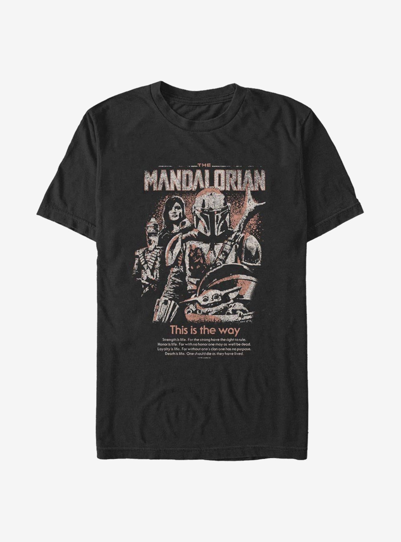 Star Wars The Mandalorian Retro Pop Poster T-Shirt | Trending Graphic Tee For Fans