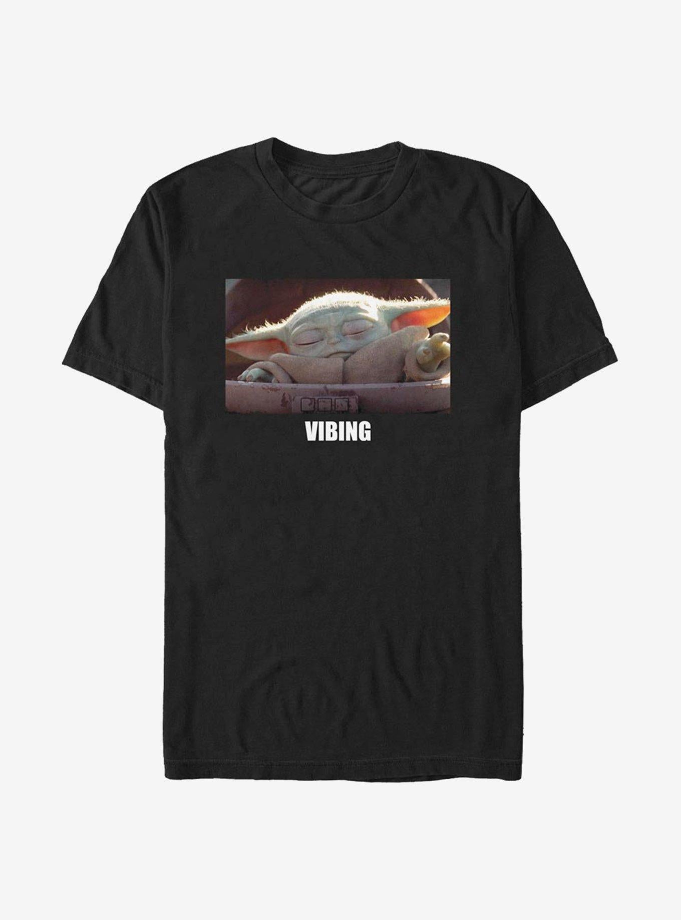 Star Wars The Mandalorian The Child Vibing T-Shirt | Trending Graphic Tee For Fans