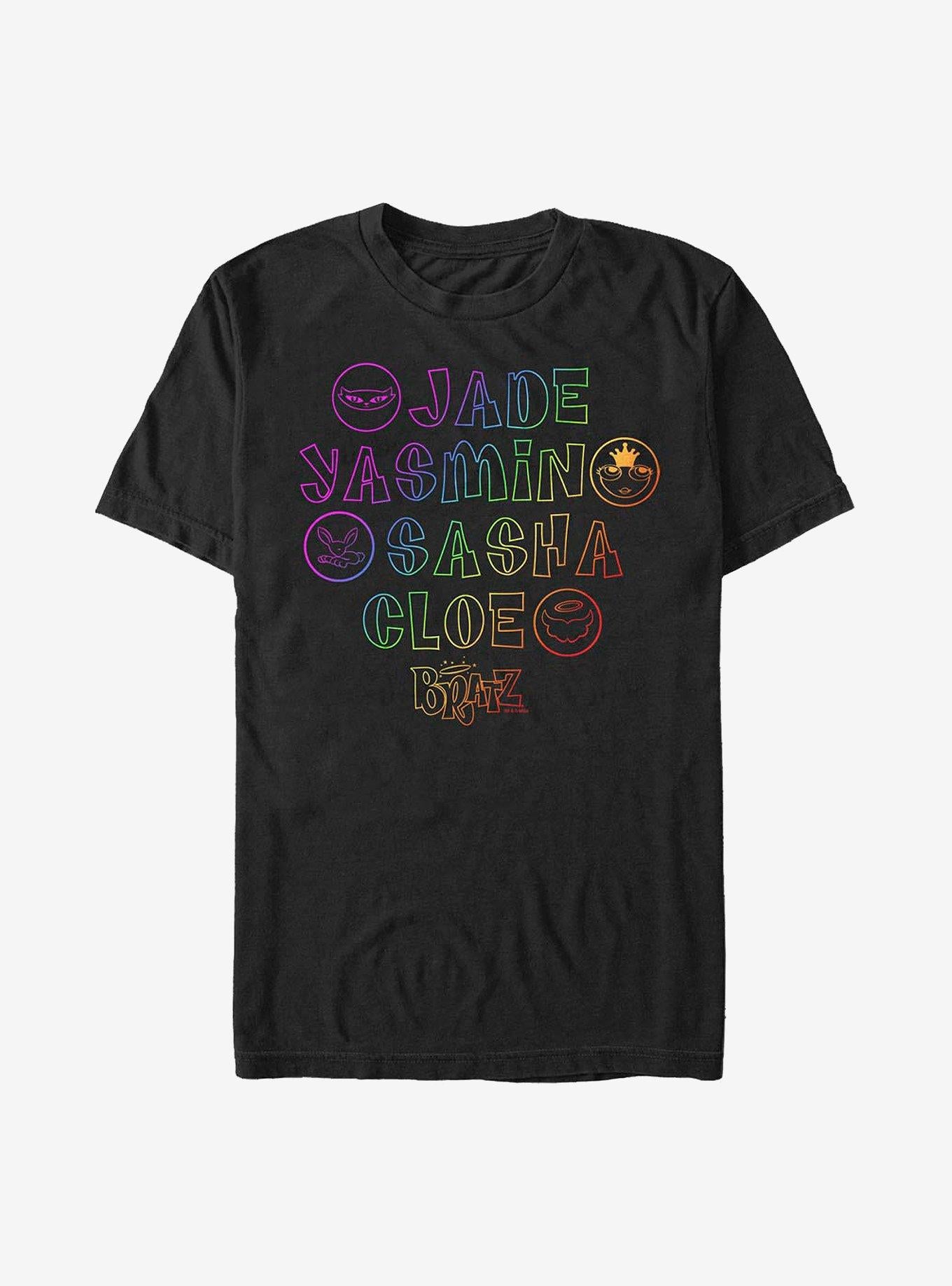 Bratz Name Staked T-Shirt | Trending Graphic Tee For Fans