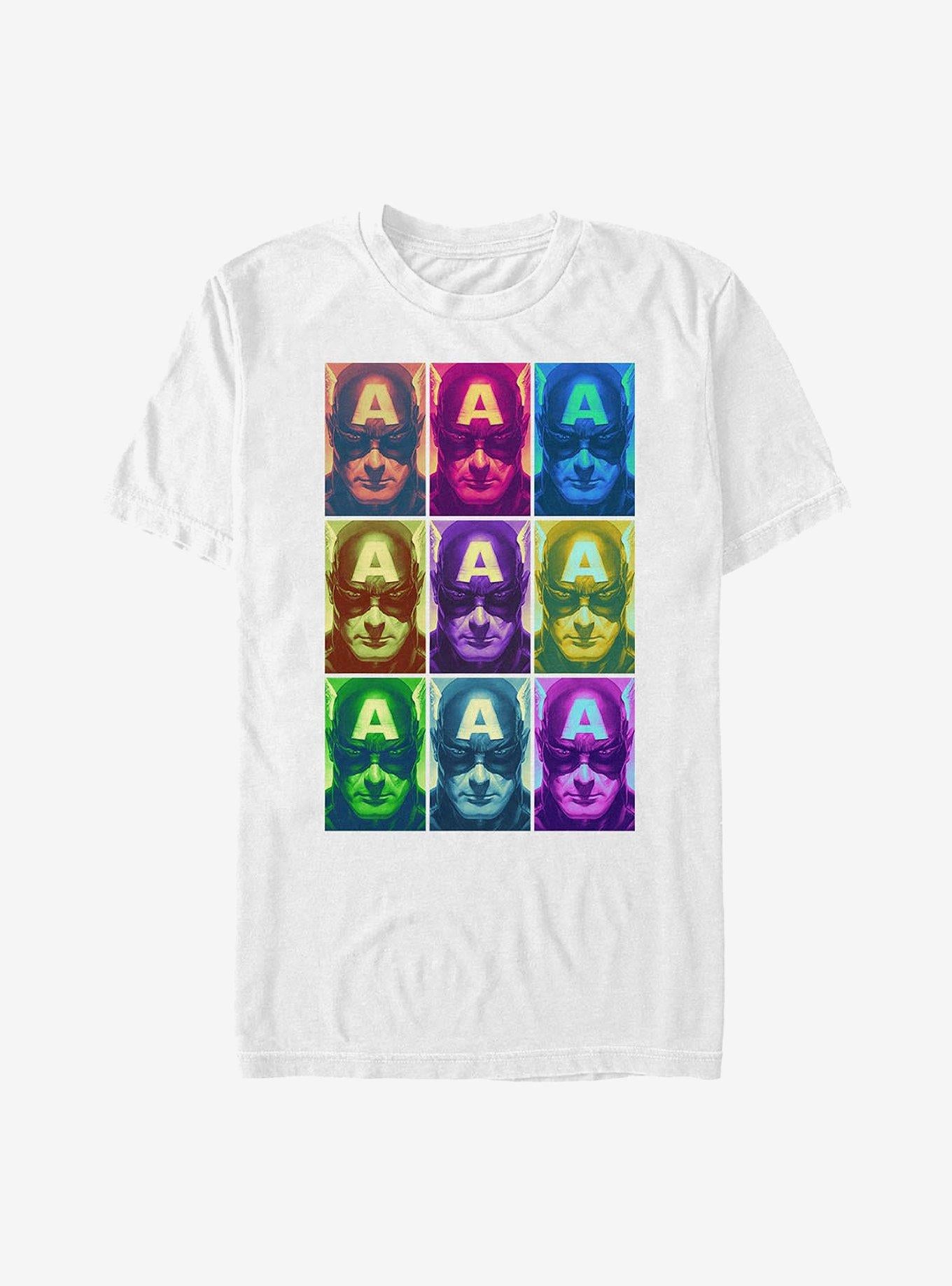 Marvel Captain America Pop T-Shirt | Trending Graphic Tee For Fans