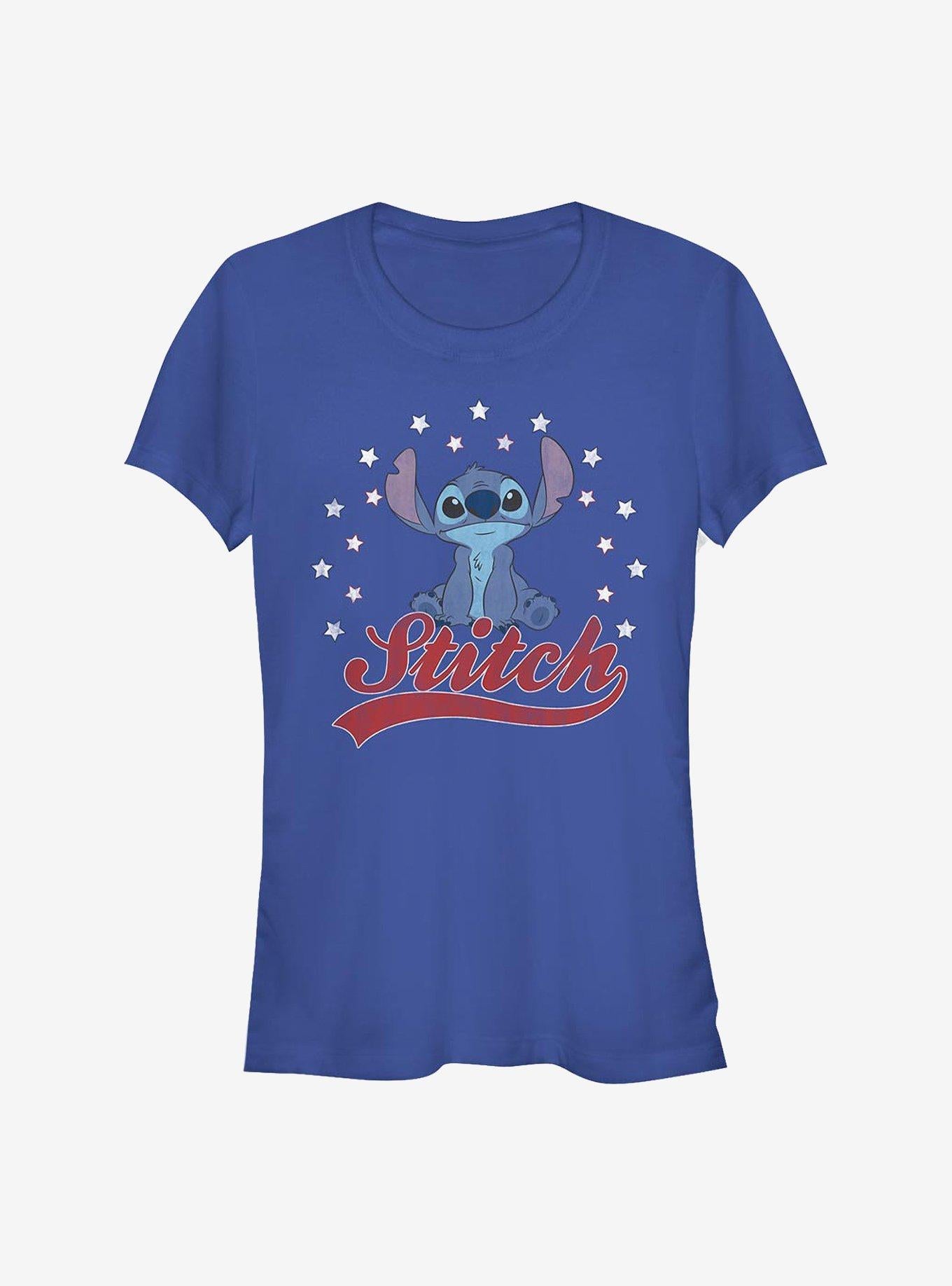 Disney Lilo & Stitch America Girls T-Shirt | Trending Graphic Tee For Fans