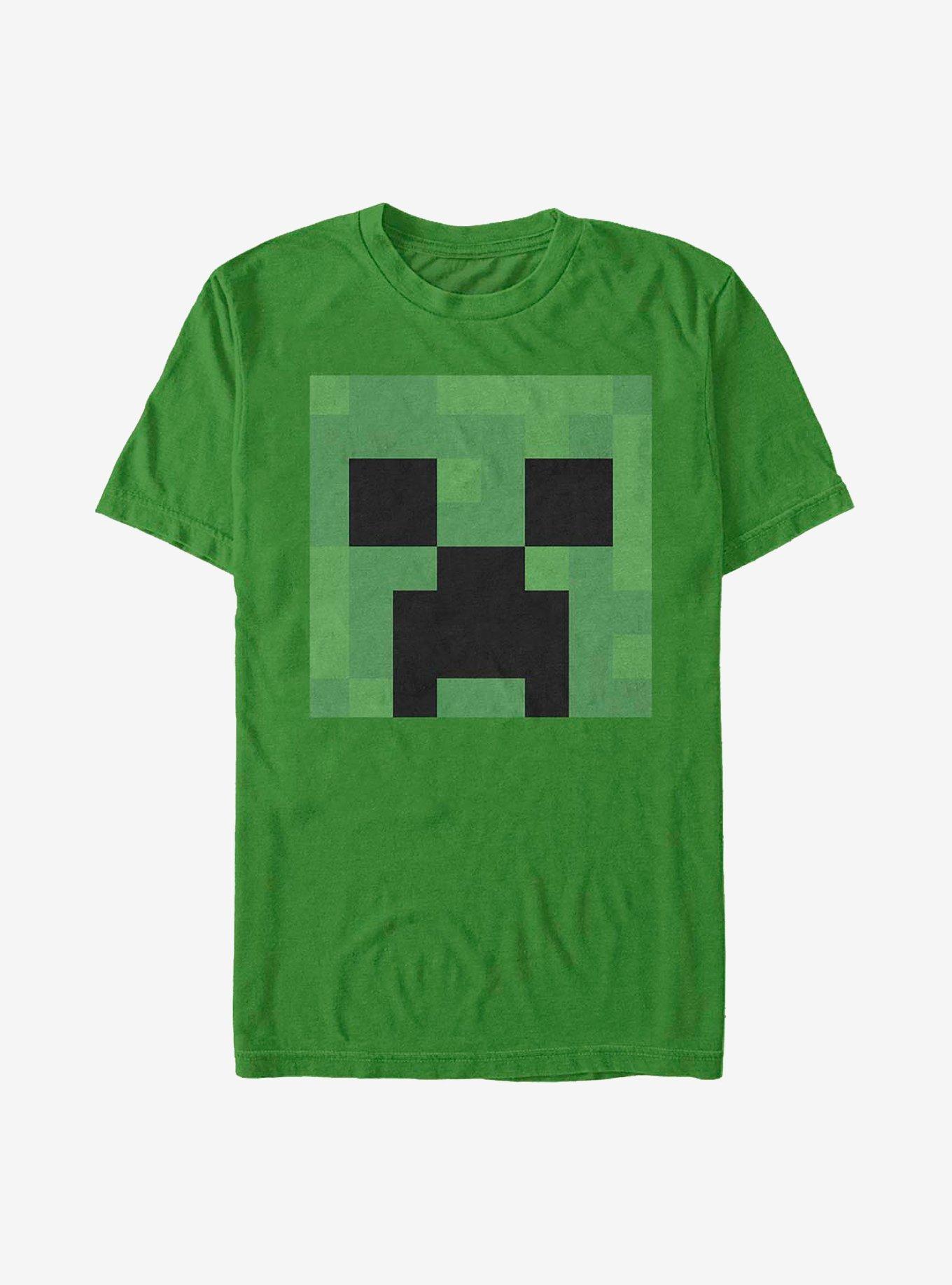 Minecraft Creeper Big Face T-Shirt | Trending Graphic Tee For Fans