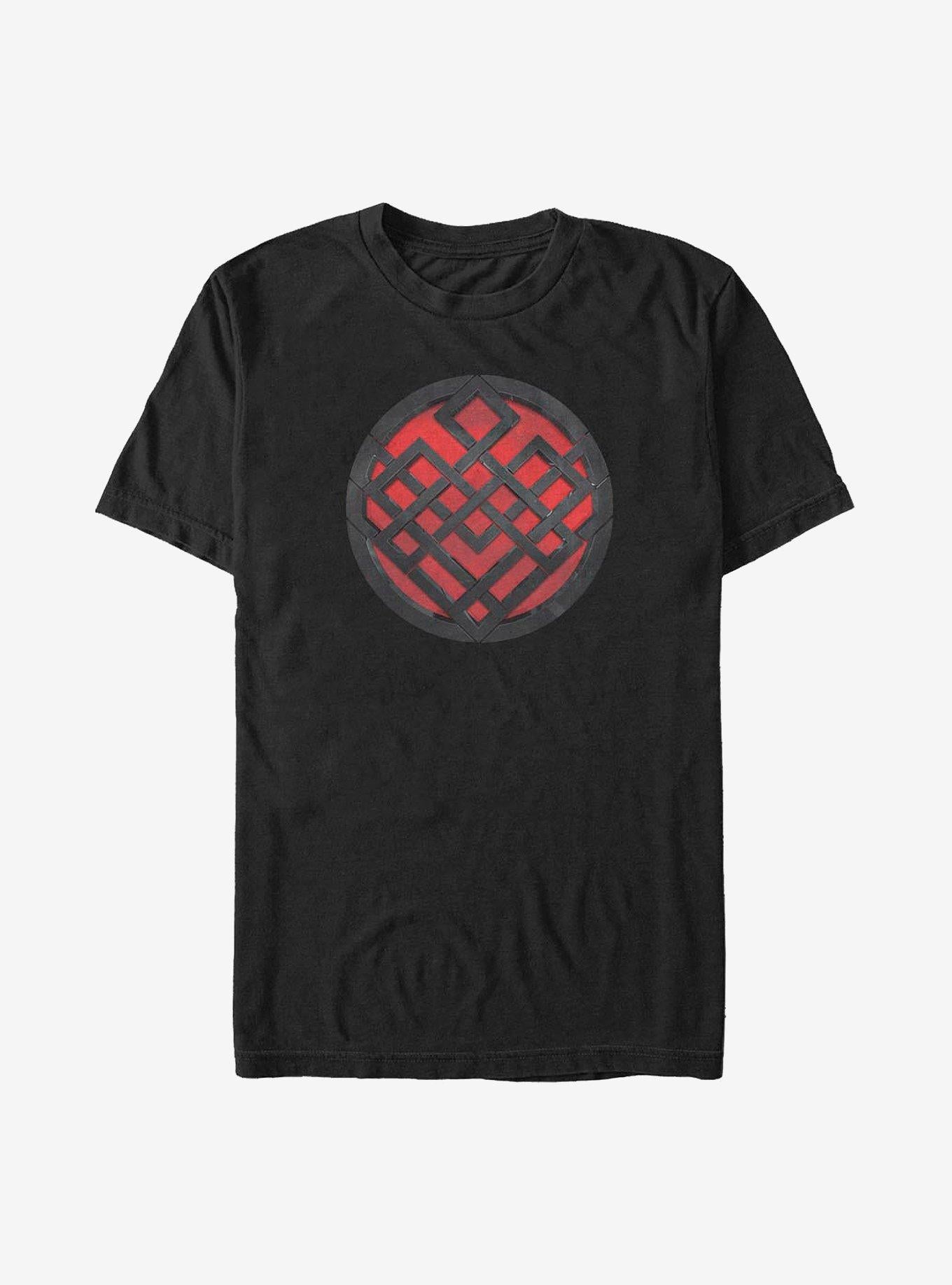 Marvel Shang-Chi And The Legend Of The Ten Rings Rendered Symbol T-Shirt | Trending Graphic Tee For Fans