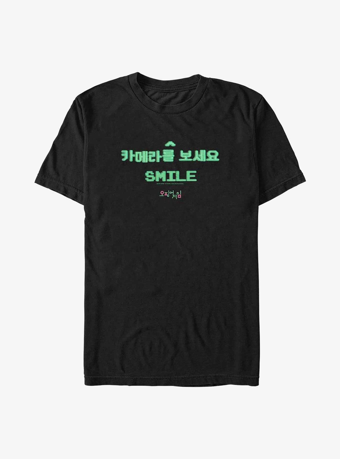 Squid Game Smiling Games T-Shirt | Trending Graphic Tee For Fans