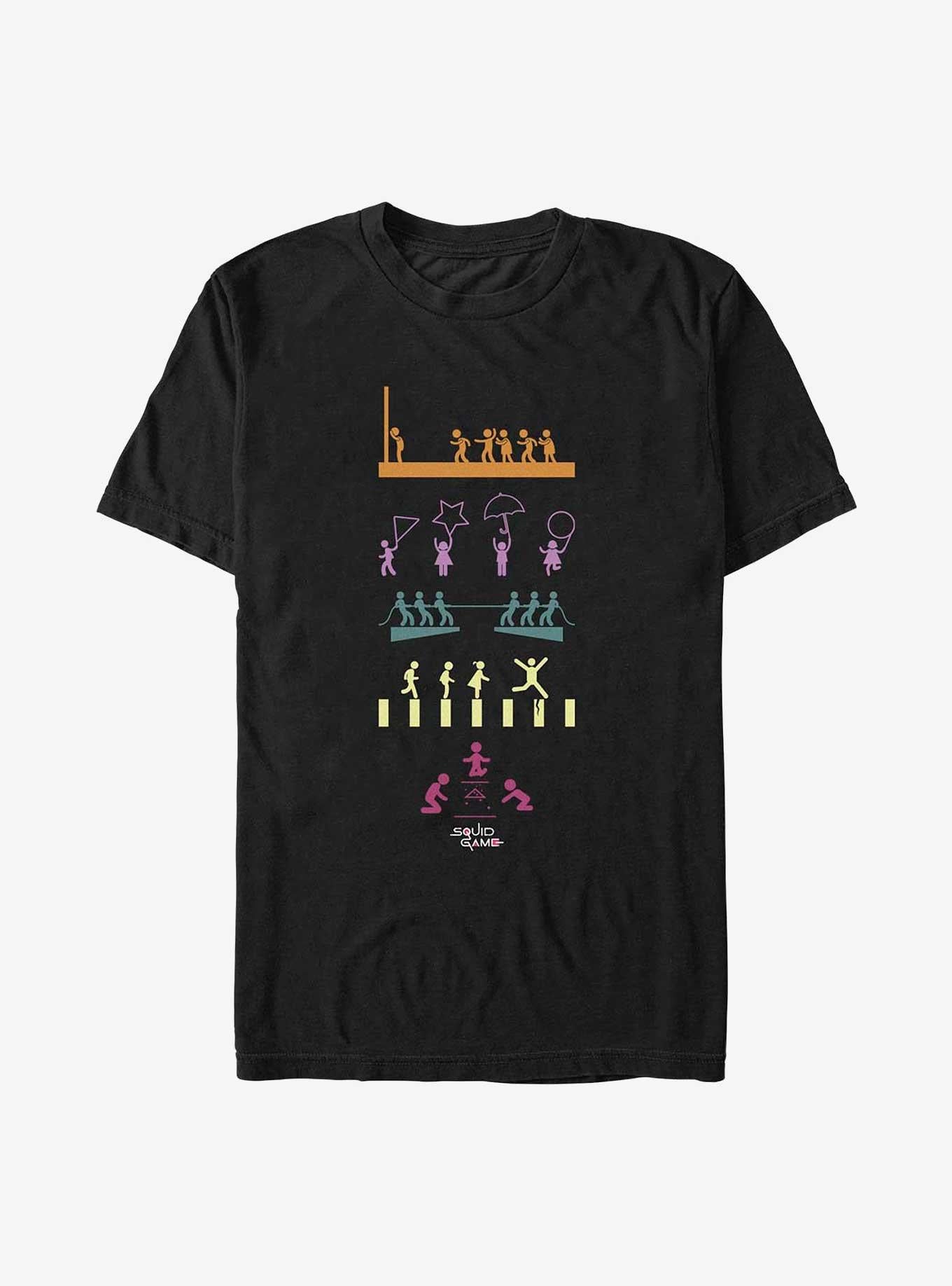 Squid Game Squid Game Icons T-Shirt | Trending Graphic Tee For Fans
