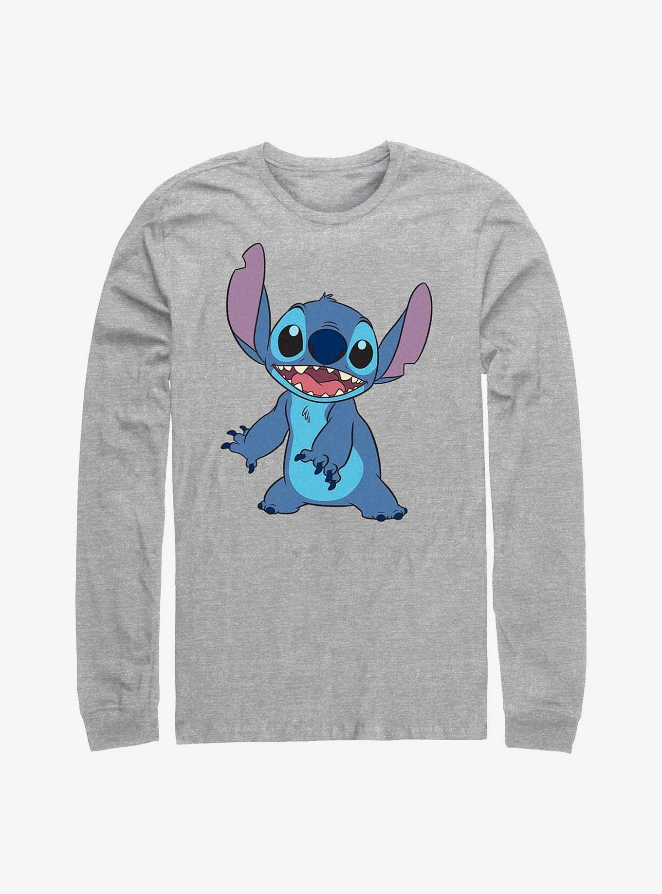 Disney Lilo & Stitch Smile Pose Long-Sleeve T-Shirt | Trending Graphic Tee For Fans