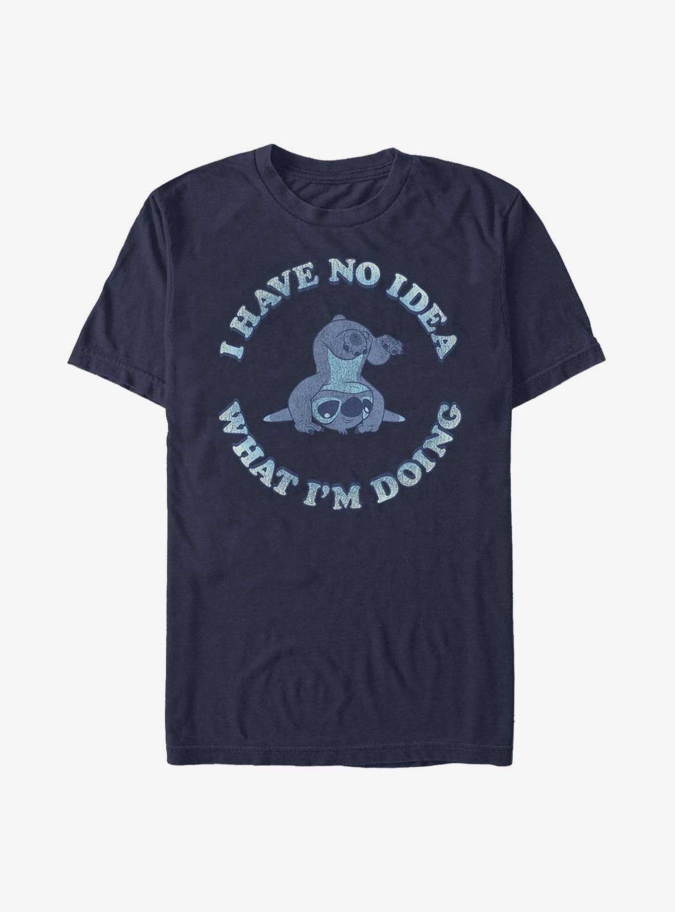 Disney Lilo & Stitch No Idea T-Shirt | Trending Graphic Tee For Fans