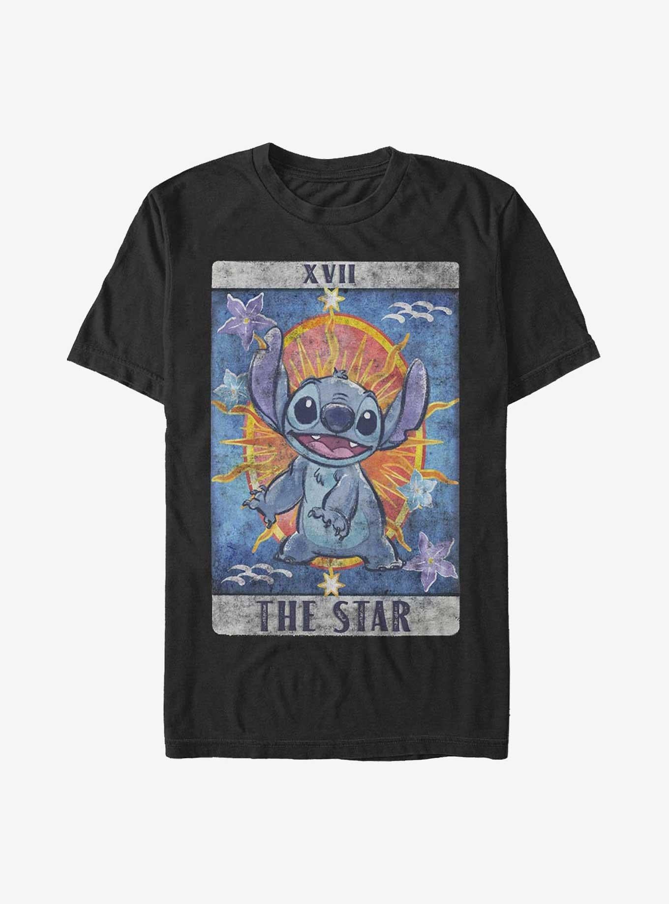 Disney Lilo & Stitch Tarot T-Shirt | Trending Graphic Tee For Fans