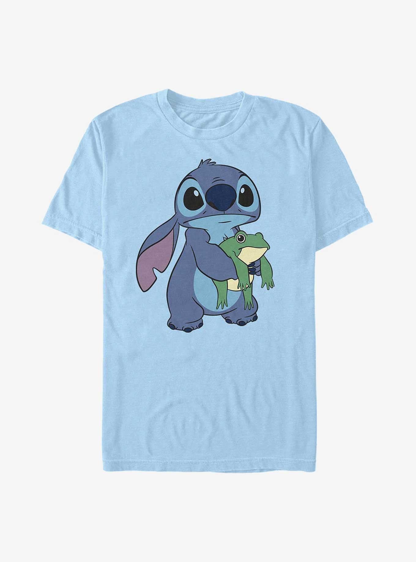 Extra Soft Disney Lilo & Stitch Stitch Froggie T-Shirt | Trending Graphic Tee For Fans