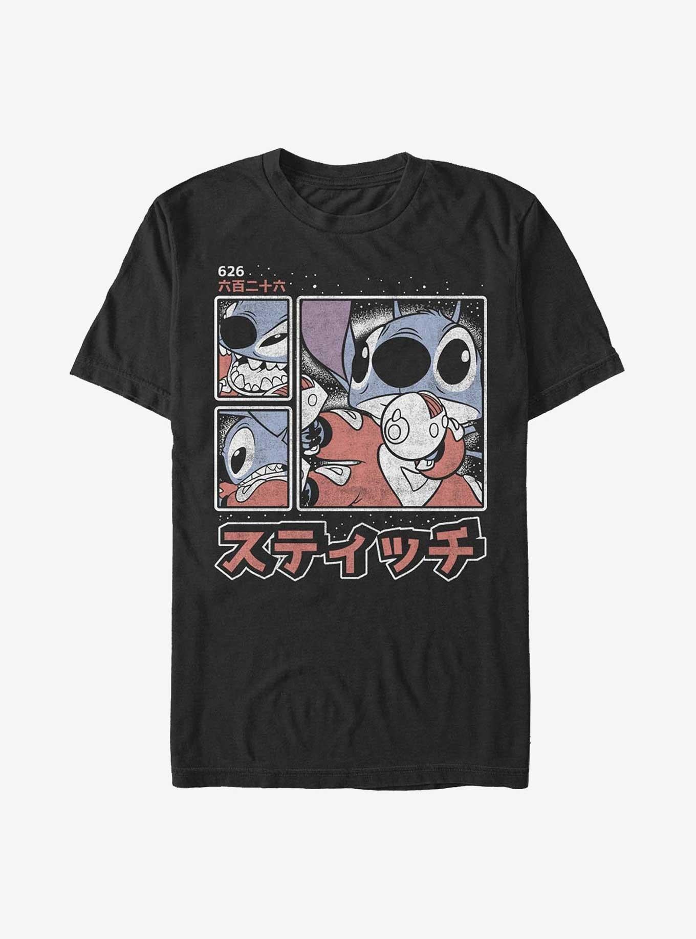 Extra Soft Disney Lilo & Stitch Stitch Kanji T-Shirt | Trending Graphic Tee For Fans