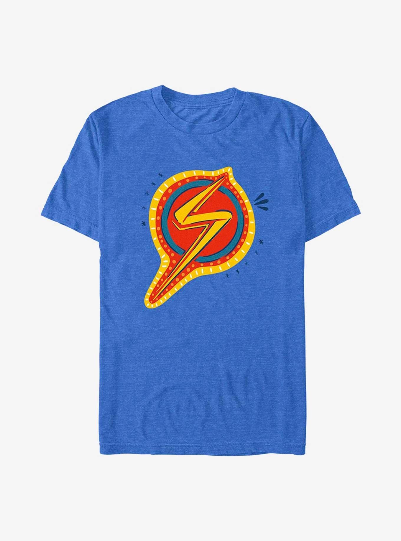 Marvel Ms. Marvel Decorative Symbol T-Shirt | Trending Graphic Tee For Fans