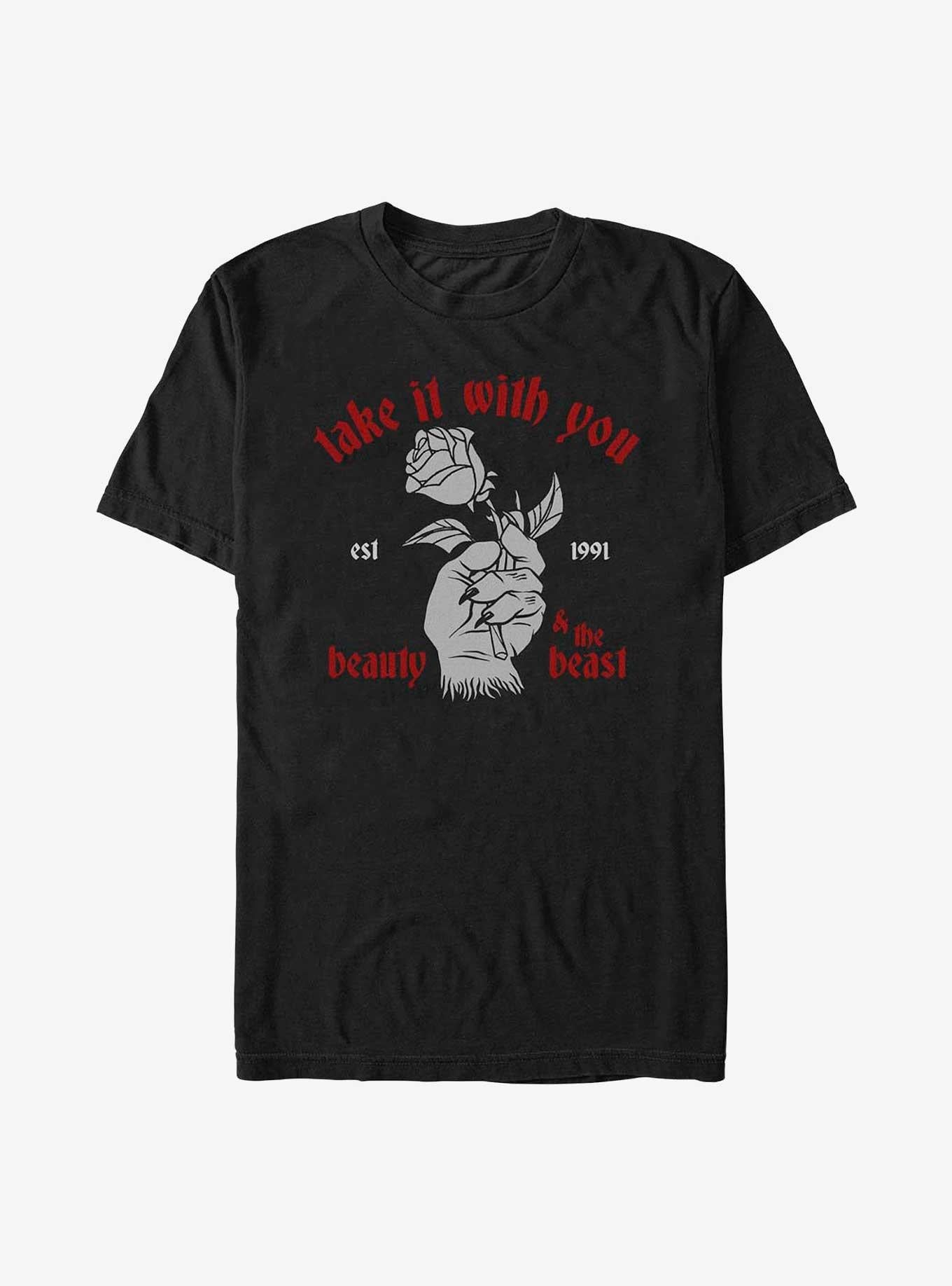 Disney Beauty and the Beast With You T-Shirt | Trending Graphic Tee For Fans