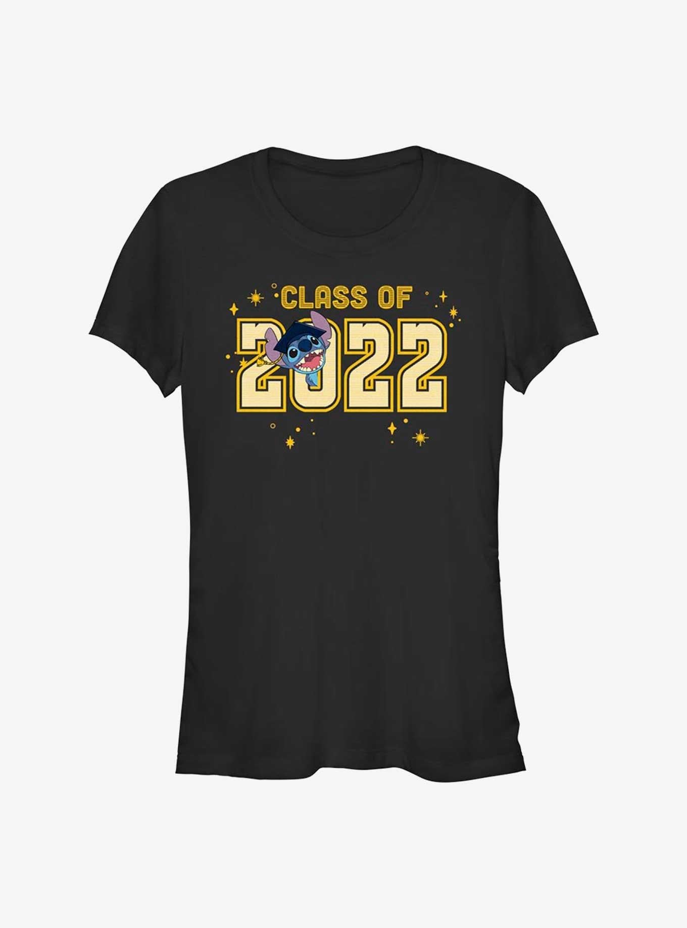 Disney Lilo & Stitch Graduation Class of 22 Girls T-Shirt | Trending Graphic Tee For Fans