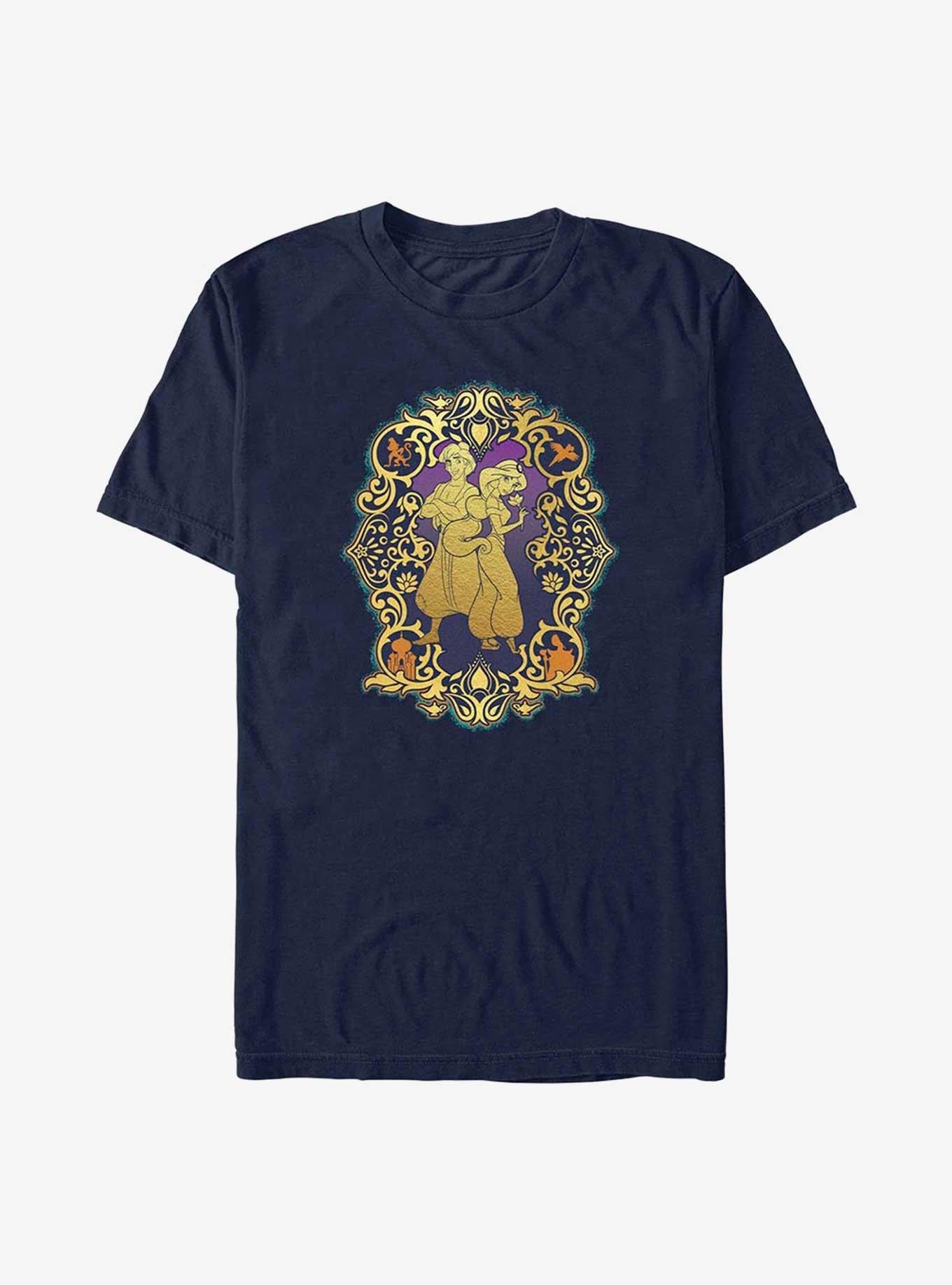 Disney Aladdin Duo Frame T-Shirt | Trending Graphic Tee For Fans