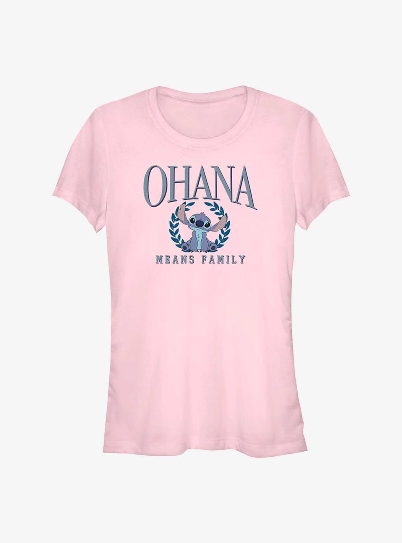 Disney Lilo & Stitch Collegiate Girls T-Shirt | Trending Graphic Tee For Fans
