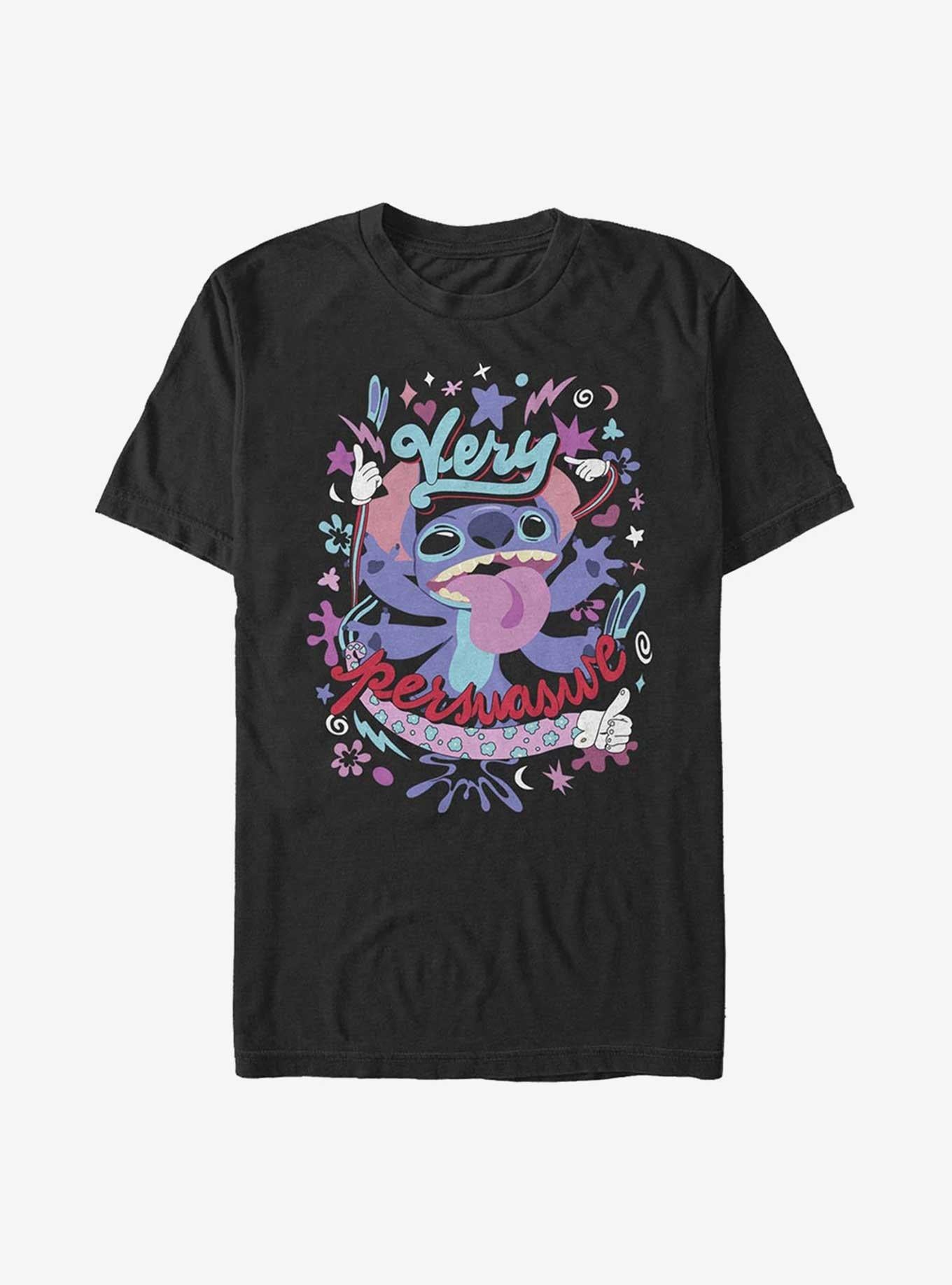 Disney Lilo & Stitch Very Persuasive T-Shirt | Trending Graphic Tee For Fans