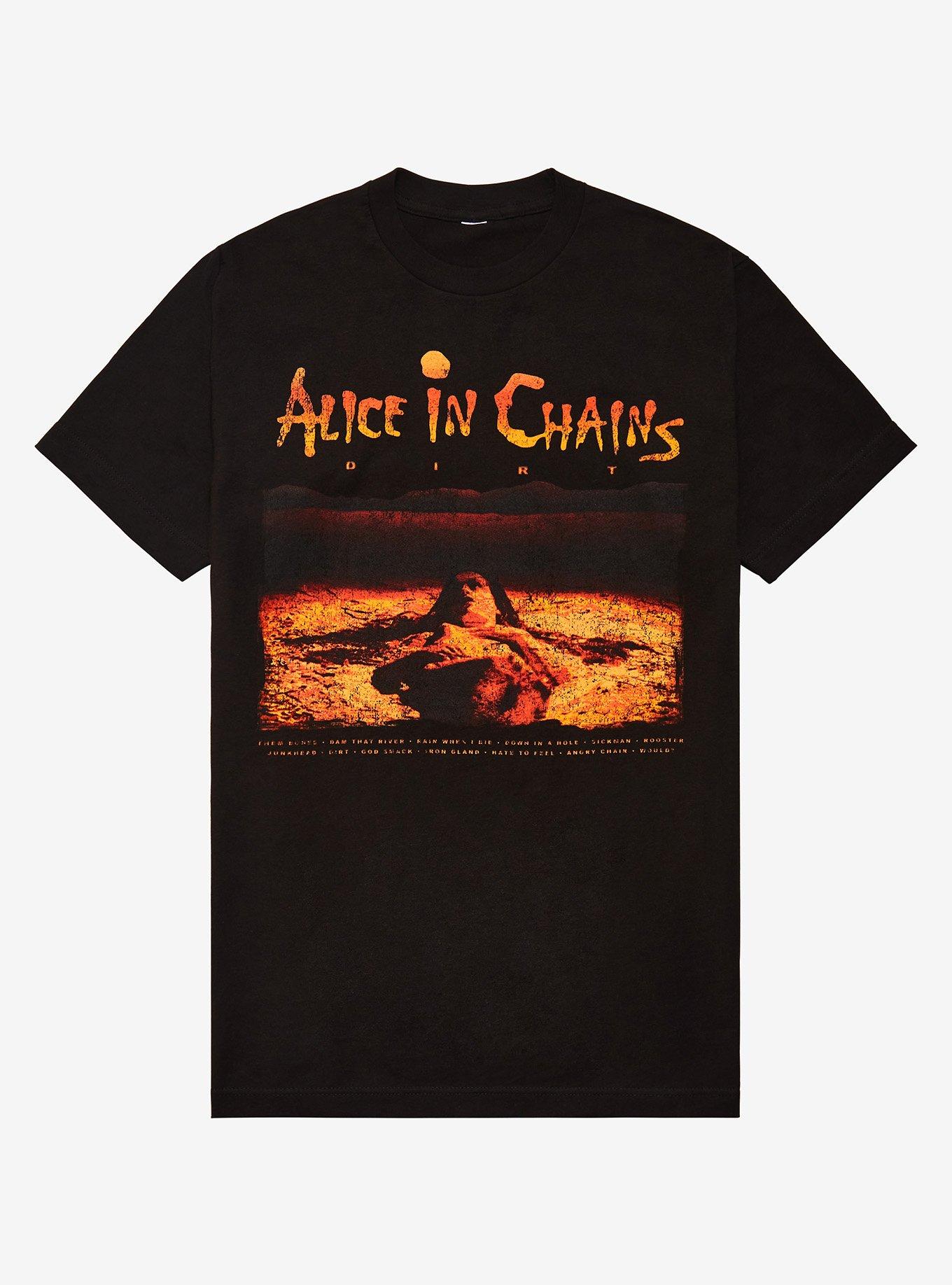 Alice In Chains Dirt Tracklist T-Shirt | Trending Graphic Tee For Fans
