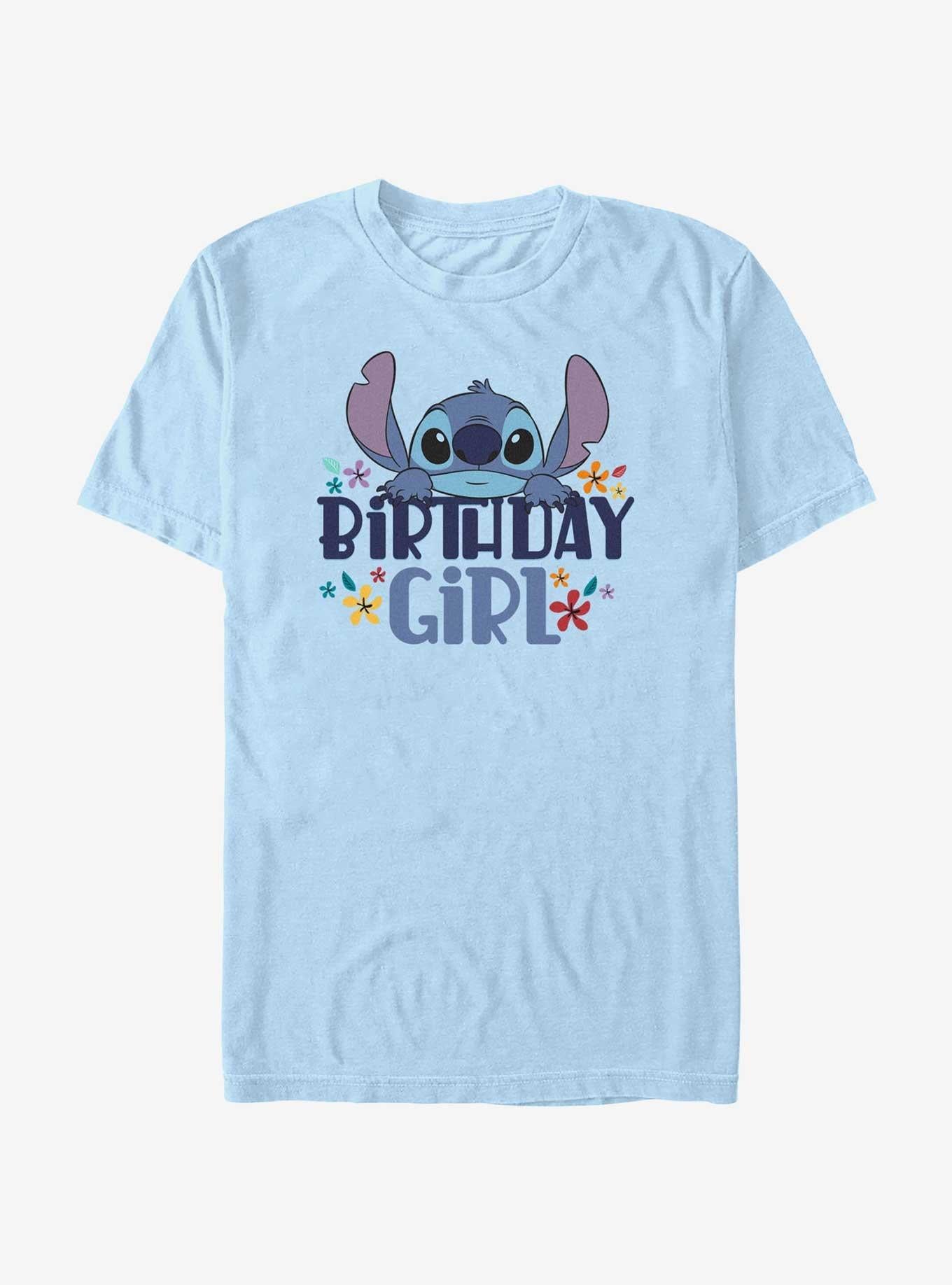 Disney Lilo & Stitch Birthday Girl Stitch T-Shirt | Trending Graphic Tee For Fans