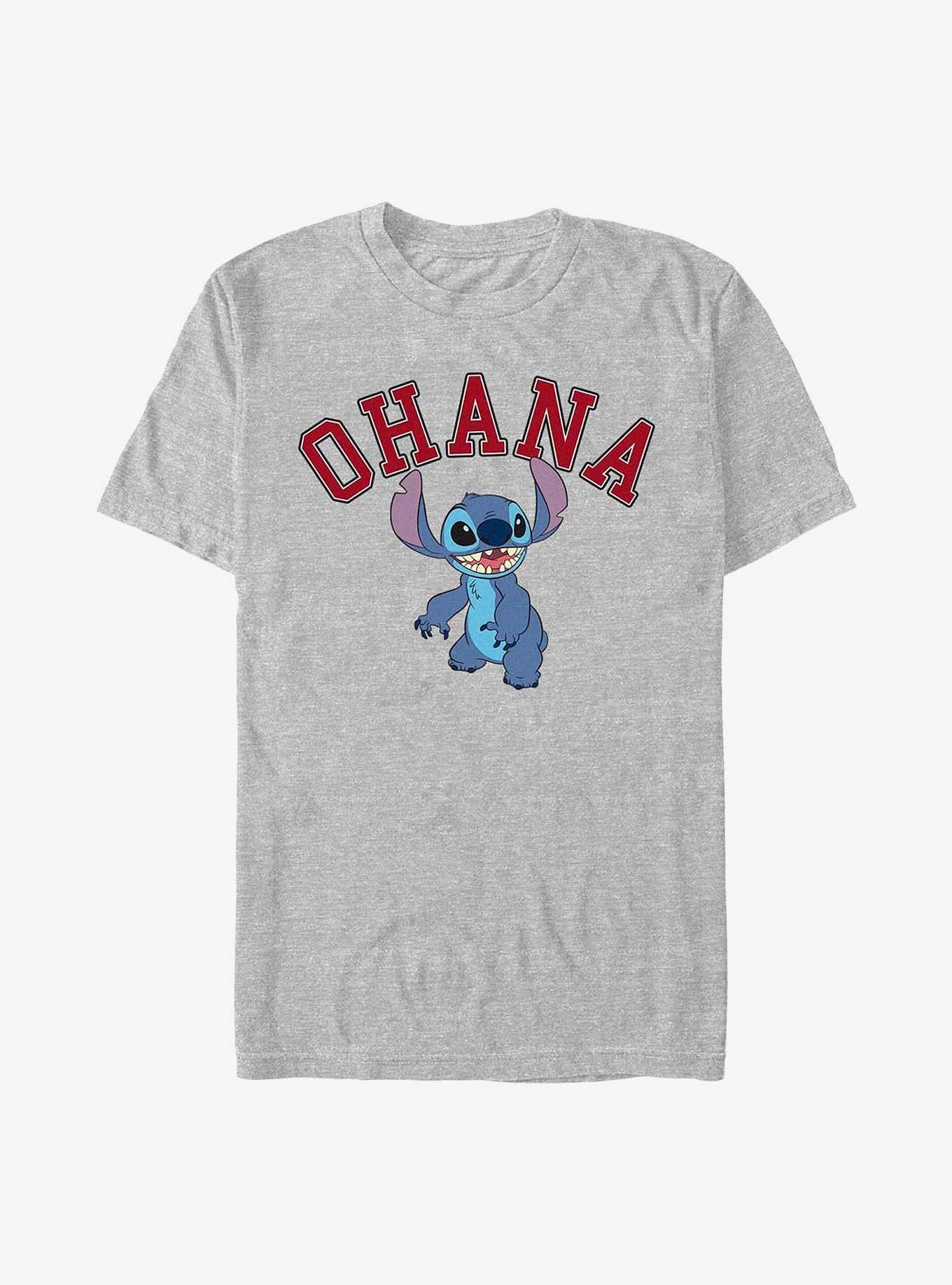 Disney Lilo & Stitch Ohana Collegiate T-Shirt | Trending Graphic Tee For Fans