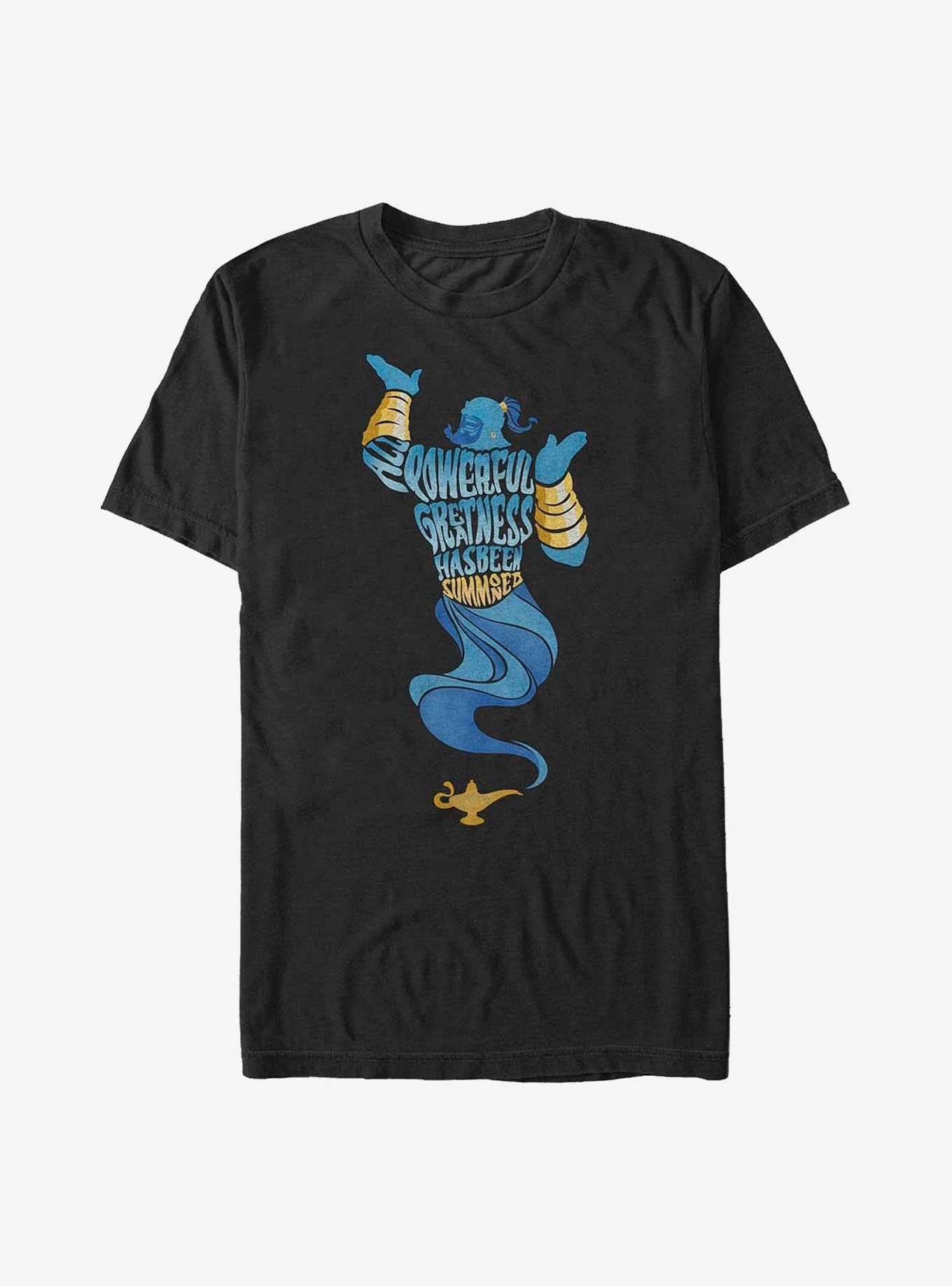 Disney Aladdin Genie The Powerful T-Shirt | Trending Graphic Tee For Fans