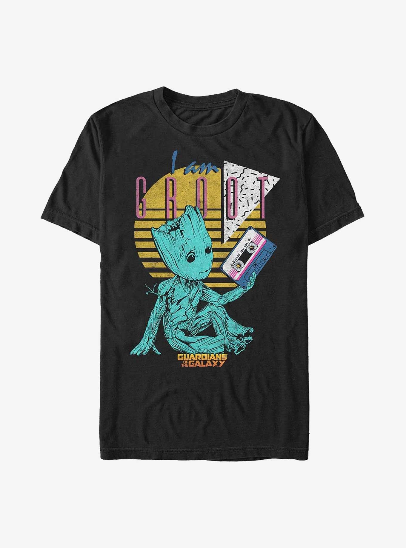 Marvel Guardians of the Galaxy 90's Groot T-Shirt | Trending Graphic Tee For Fans