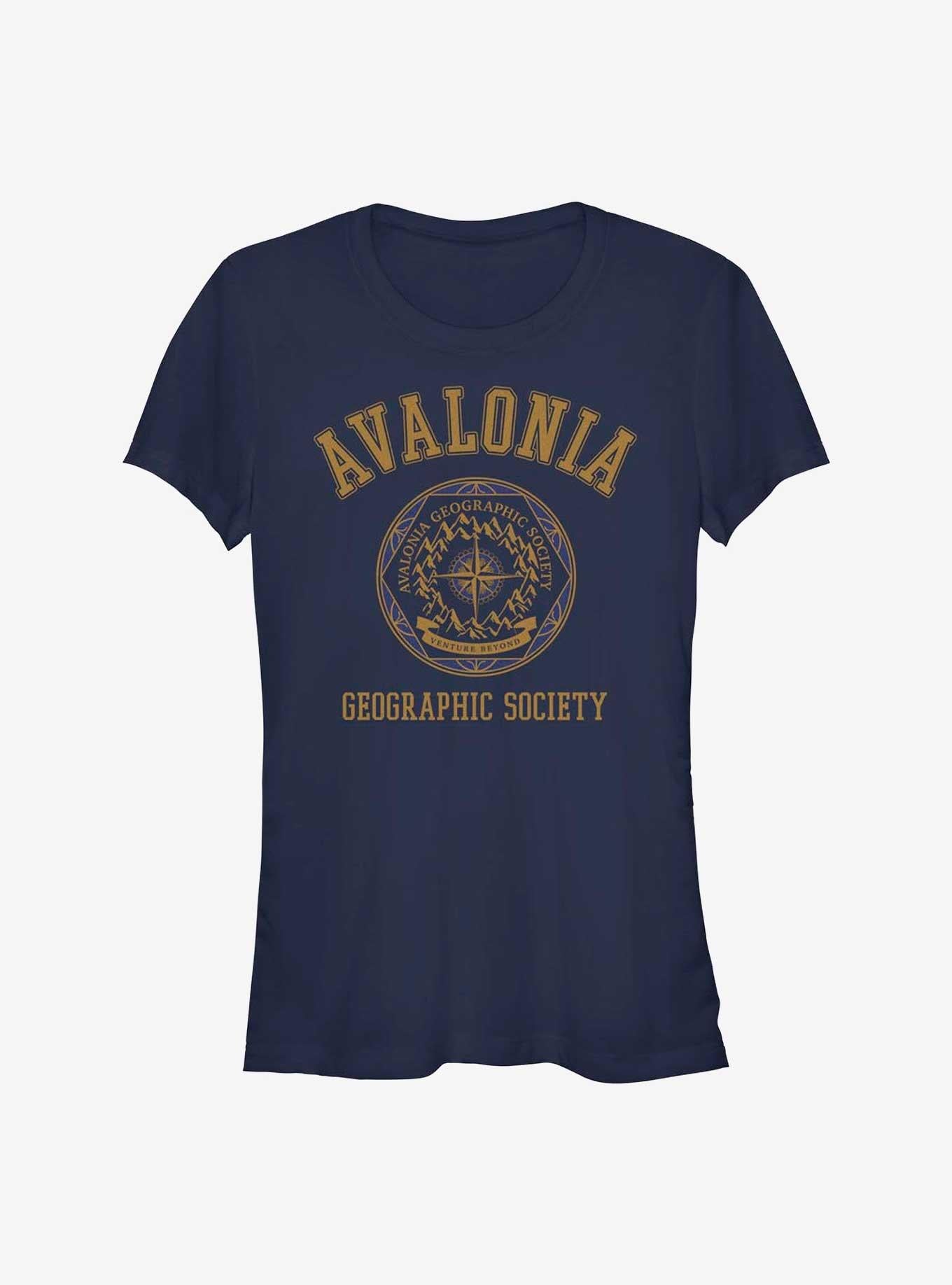 Disney Strange World Avalonia Geographic Society Girls T-Shirt | Trending Graphic Tee For Fans