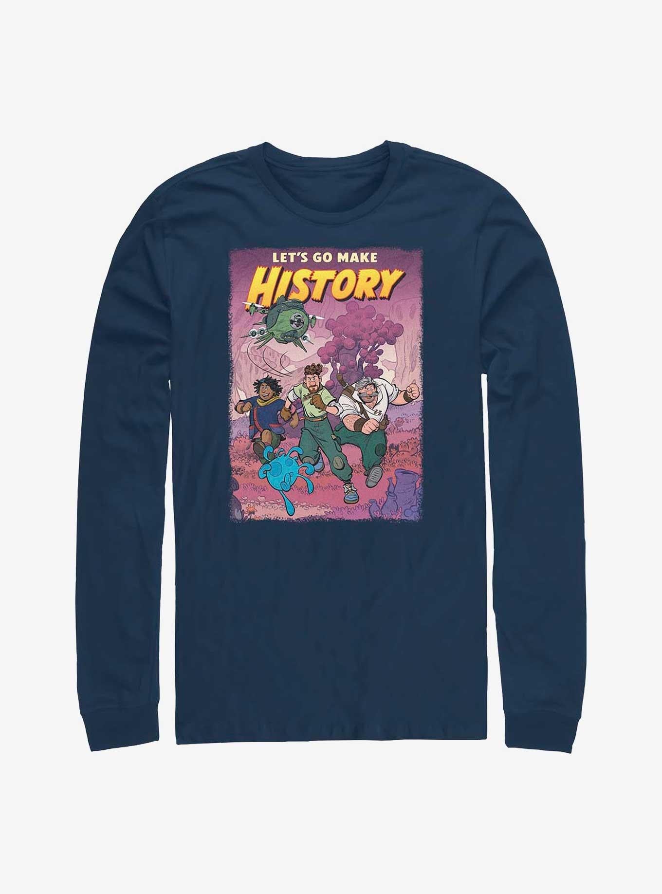 Disney Strange World Make History Long-Sleeve T-Shirt | Trending Graphic Tee For Fans