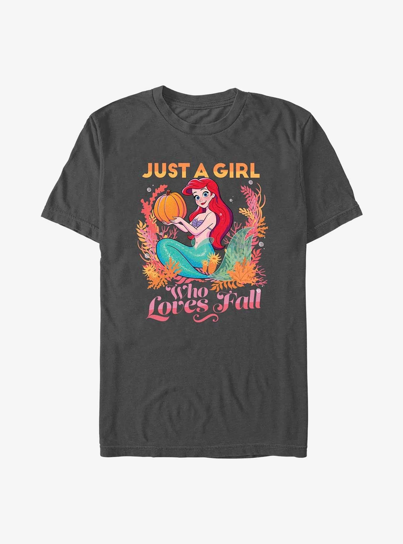 Disney The Little Mermaid Pumpkin Ariel T-Shirt | Trending Graphic Tee For Fans