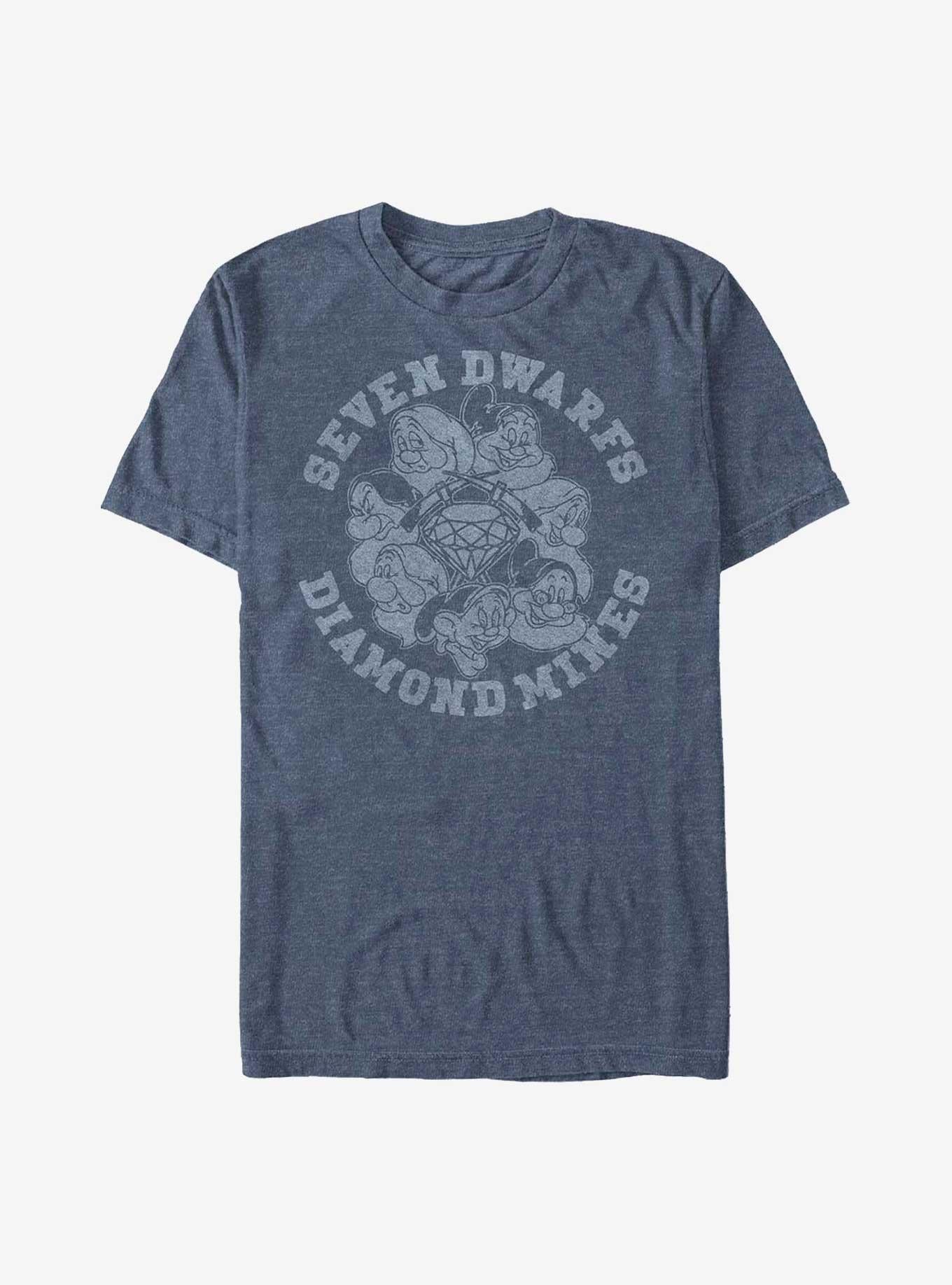 Disney Snow White and the Seven Dwarfs Seven Dwarfs Diamond Mines T-Shirt | Trending Graphic Tee For Fans
