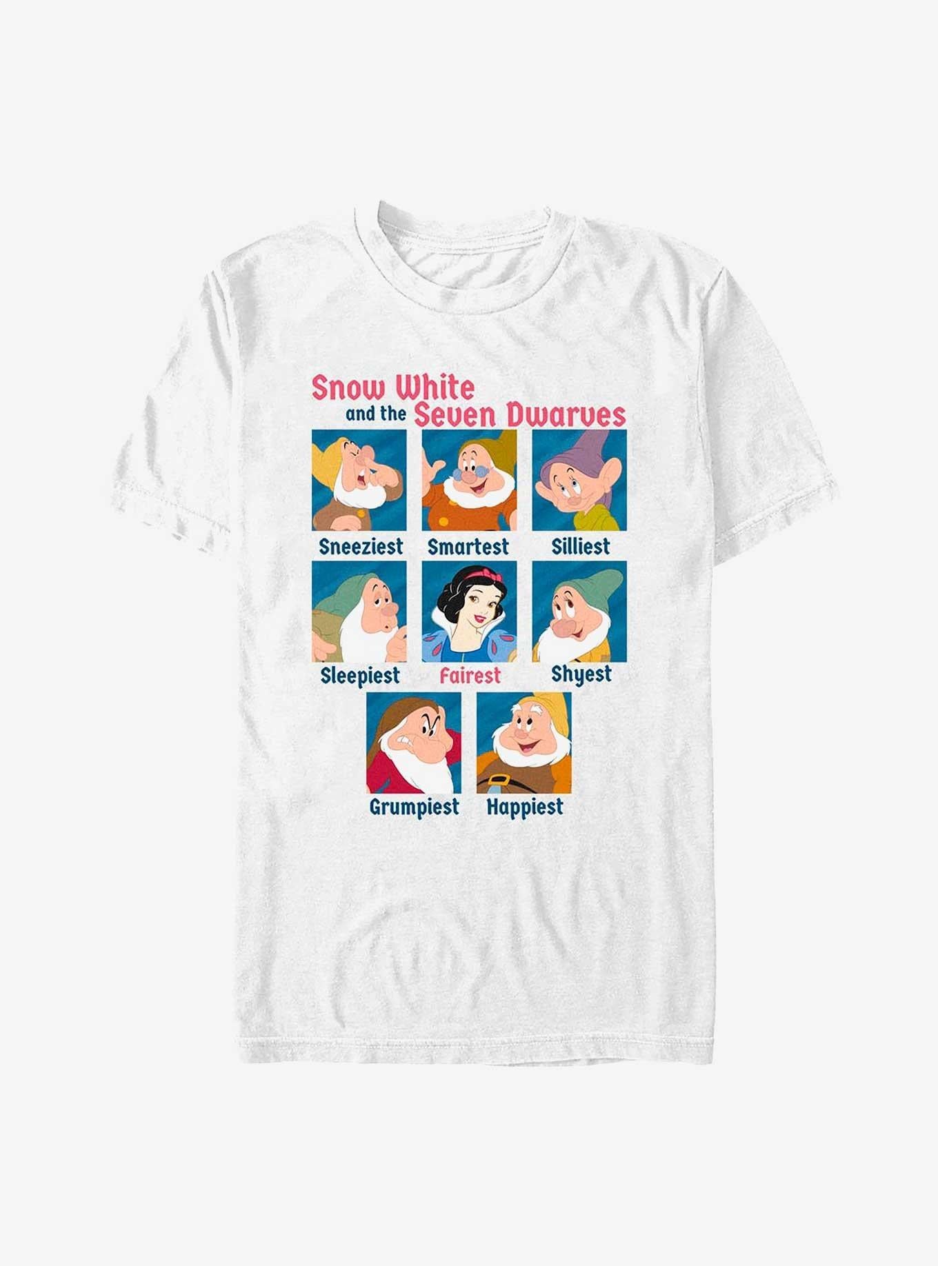 Disney Snow White and the Seven Dwarfs Yearbook T-Shirt | Trending Graphic Tee For Fans