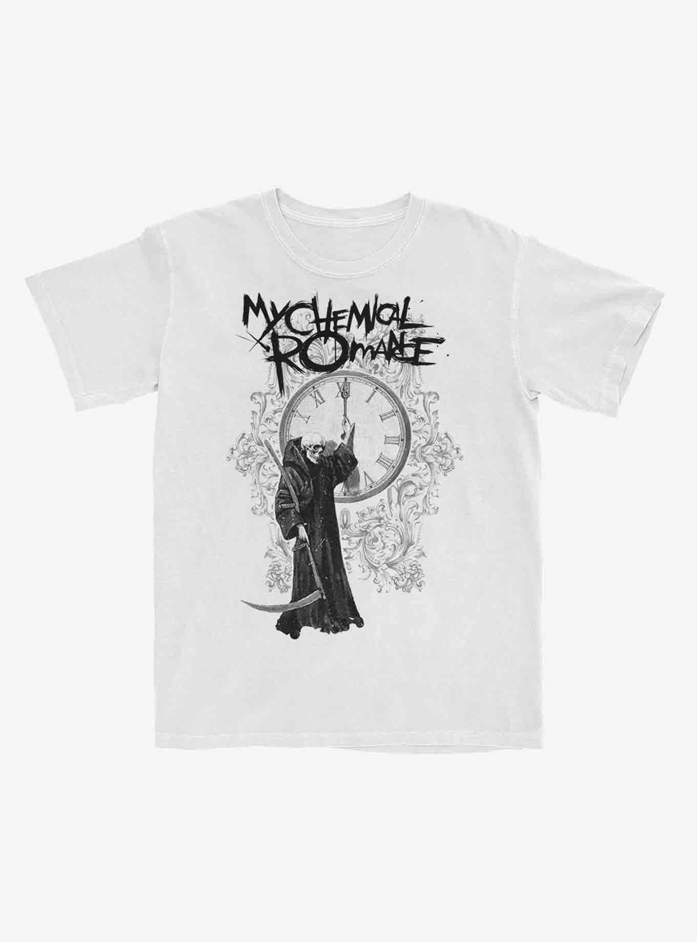 My Chemical Romance Grim Reaper Clock T-Shirt | Trending Graphic Tee For Fans
