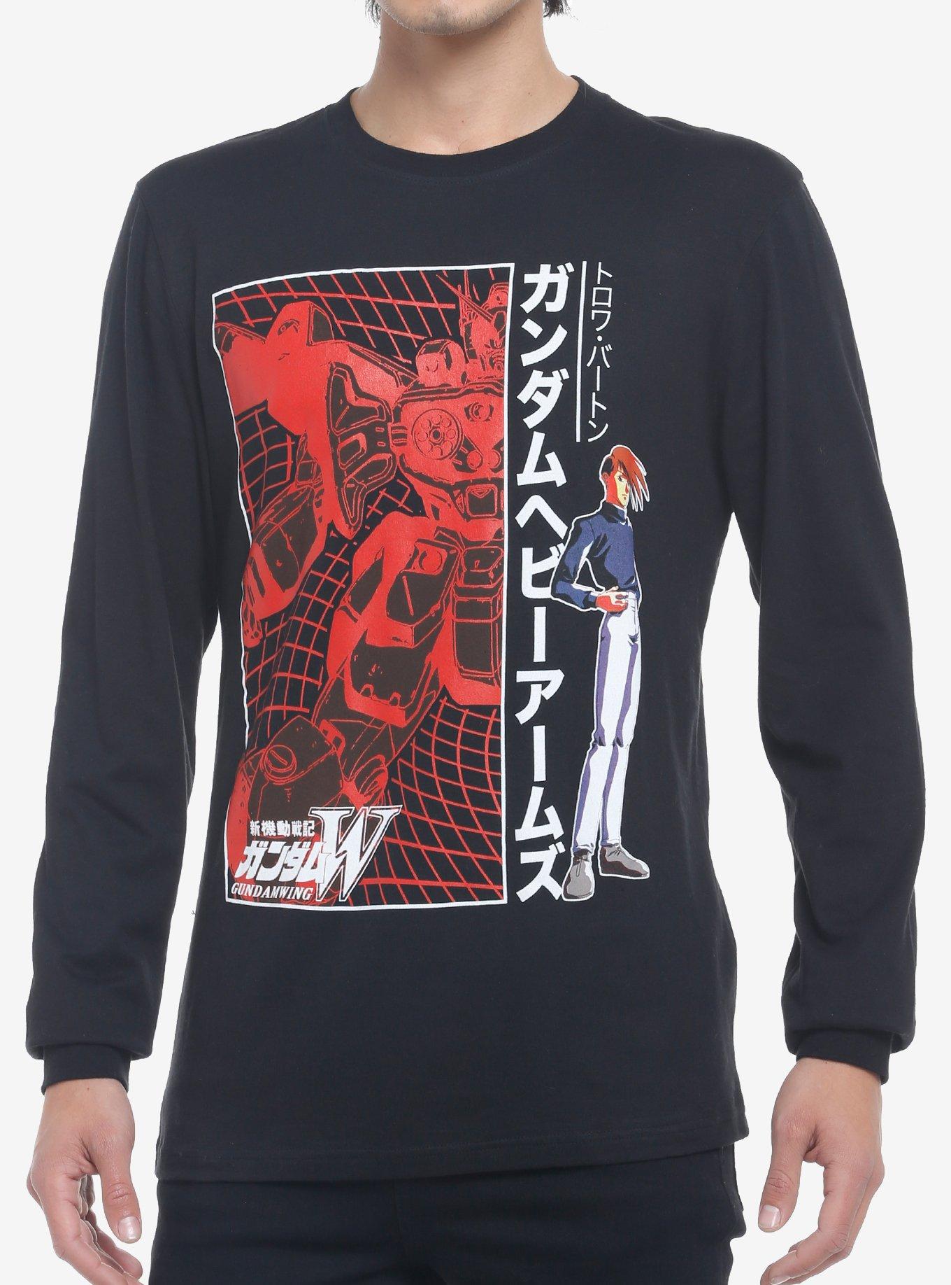 Mobile Suit Gundam Wing Trowa Long-Sleeve T-Shirt | Trending Graphic Tee For Fans