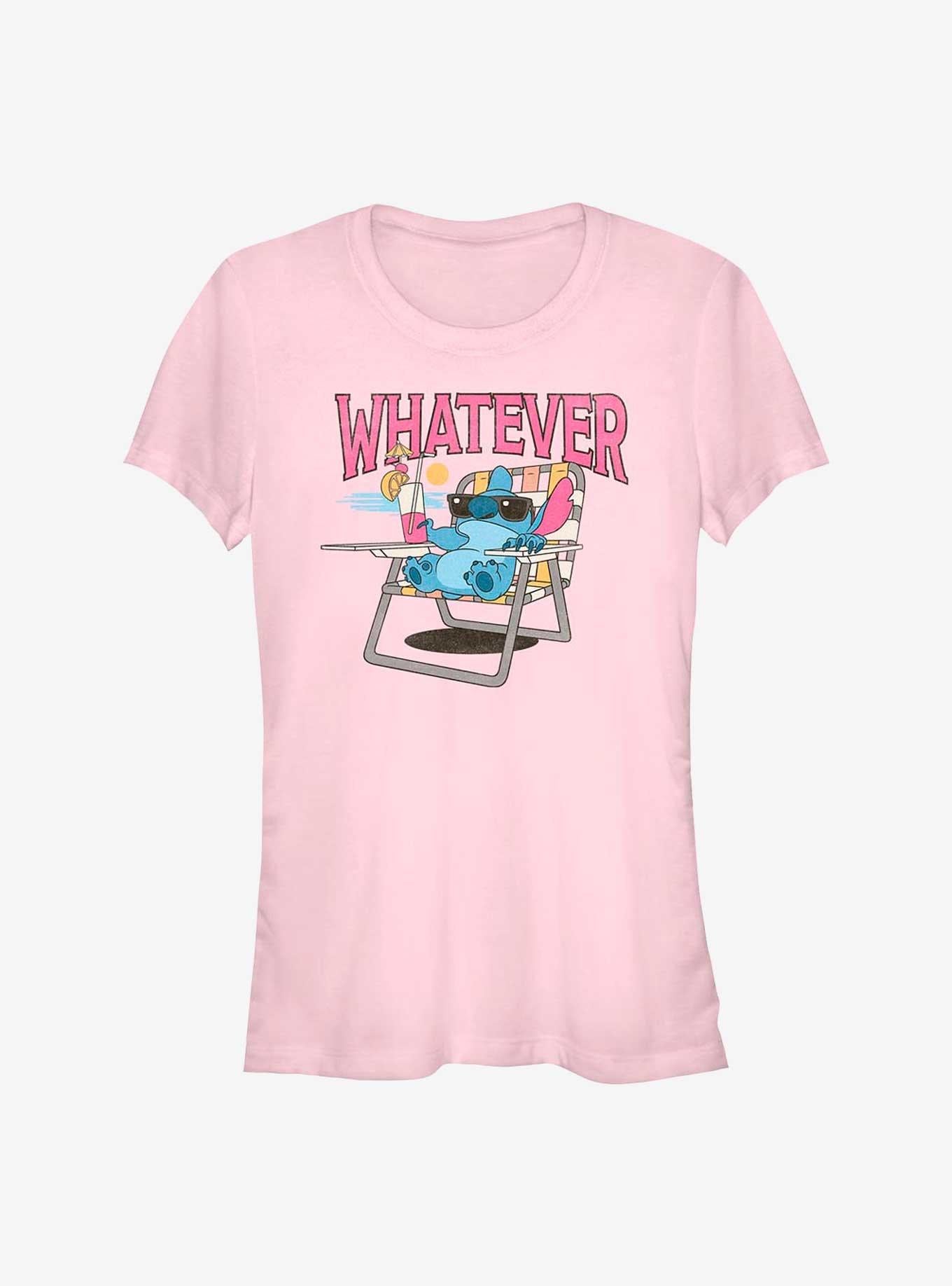 Disney Lilo & Stitch Whatever Stitch Girls T-Shirt | Trending Graphic Tee For Fans