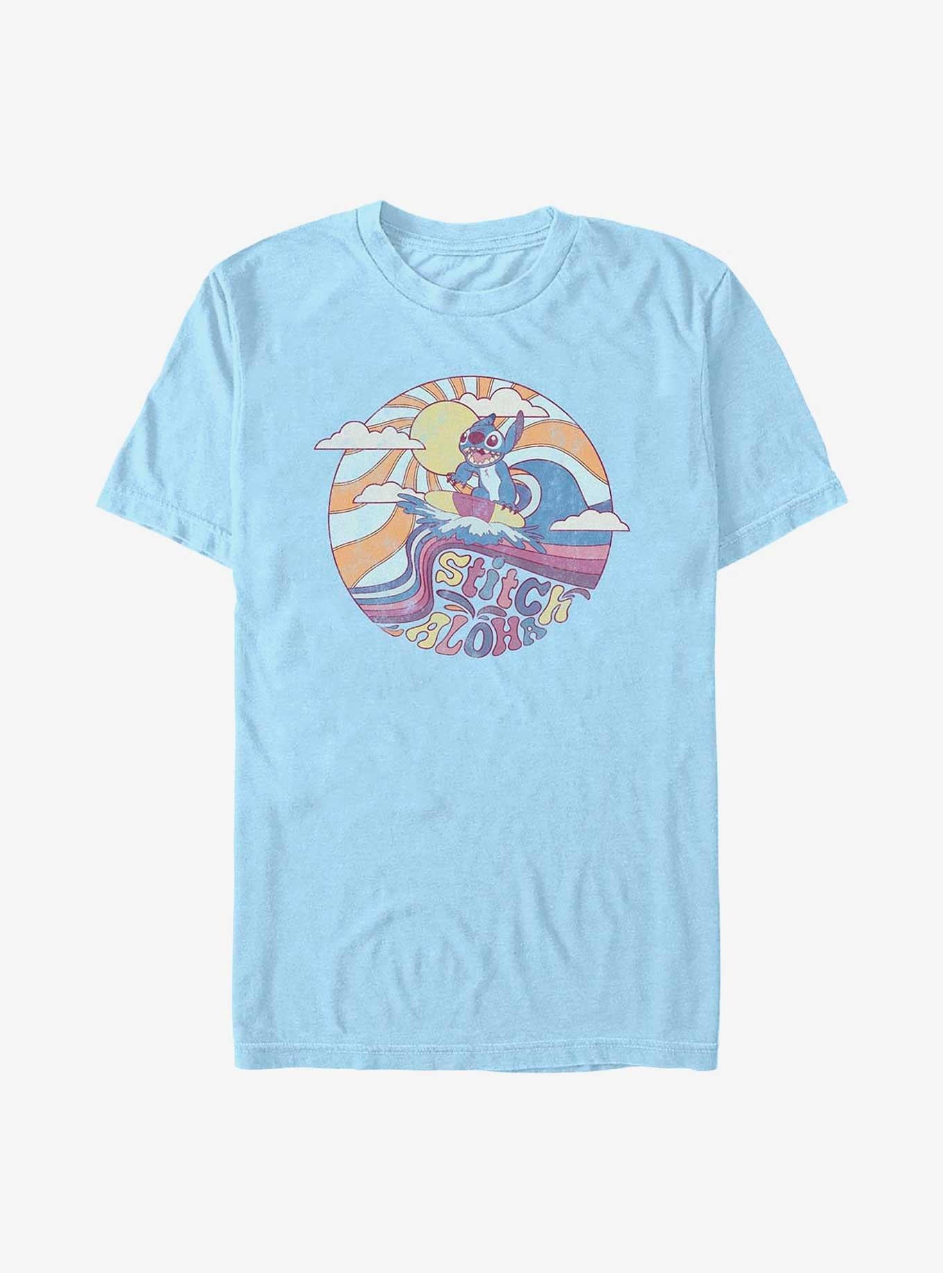 Disney Lilo & Stitch Ride The Waves T-Shirt | Trending Graphic Tee For Fans