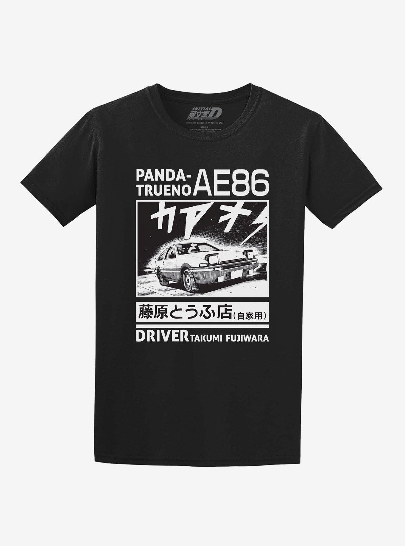 Initial D Panda Trueno Double-Sided T-Shirt | Trending Graphic Tee For Fans