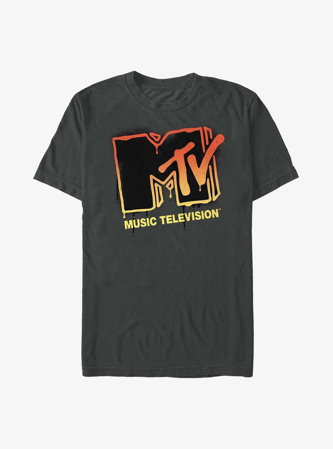 MTV Grungy Spray Logo T-Shirt | Trending Graphic Tee For Fans